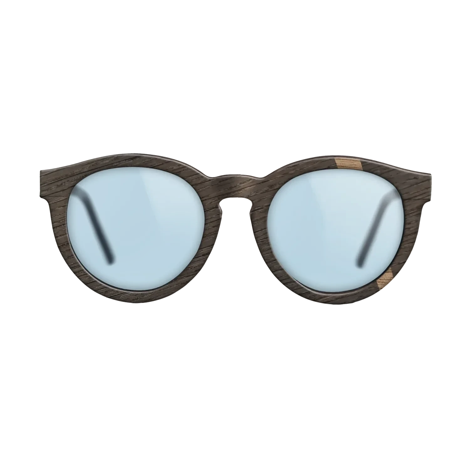 Purpleheart,Fumed Oak,Walnut: Straight Grain: Wedge - The Rebel - Round - 826 - SIRIS wood optic