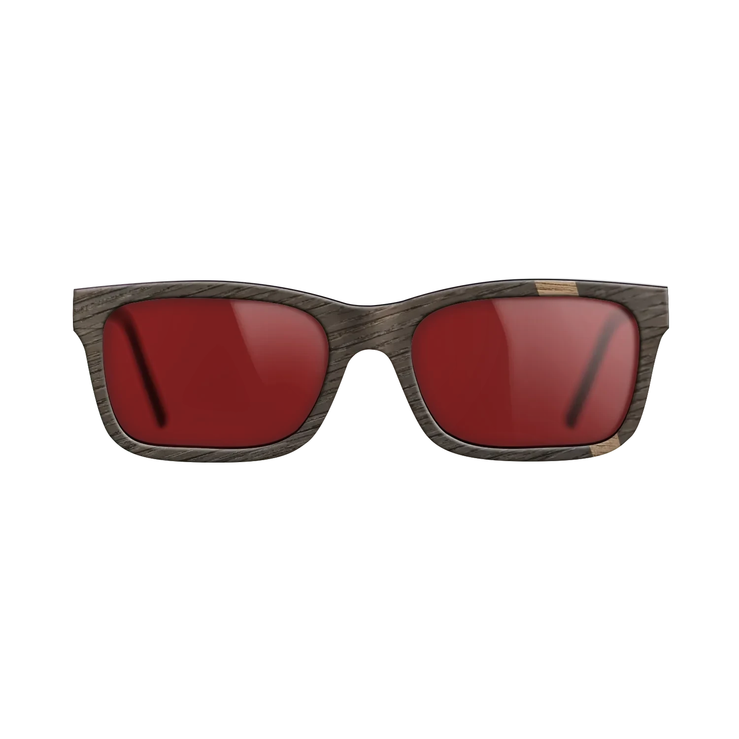 Purpleheart,Fumed Oak,Walnut: Straight Grain: Wedge - The Sage - Rectangle - 826 - SIRIS wood optic