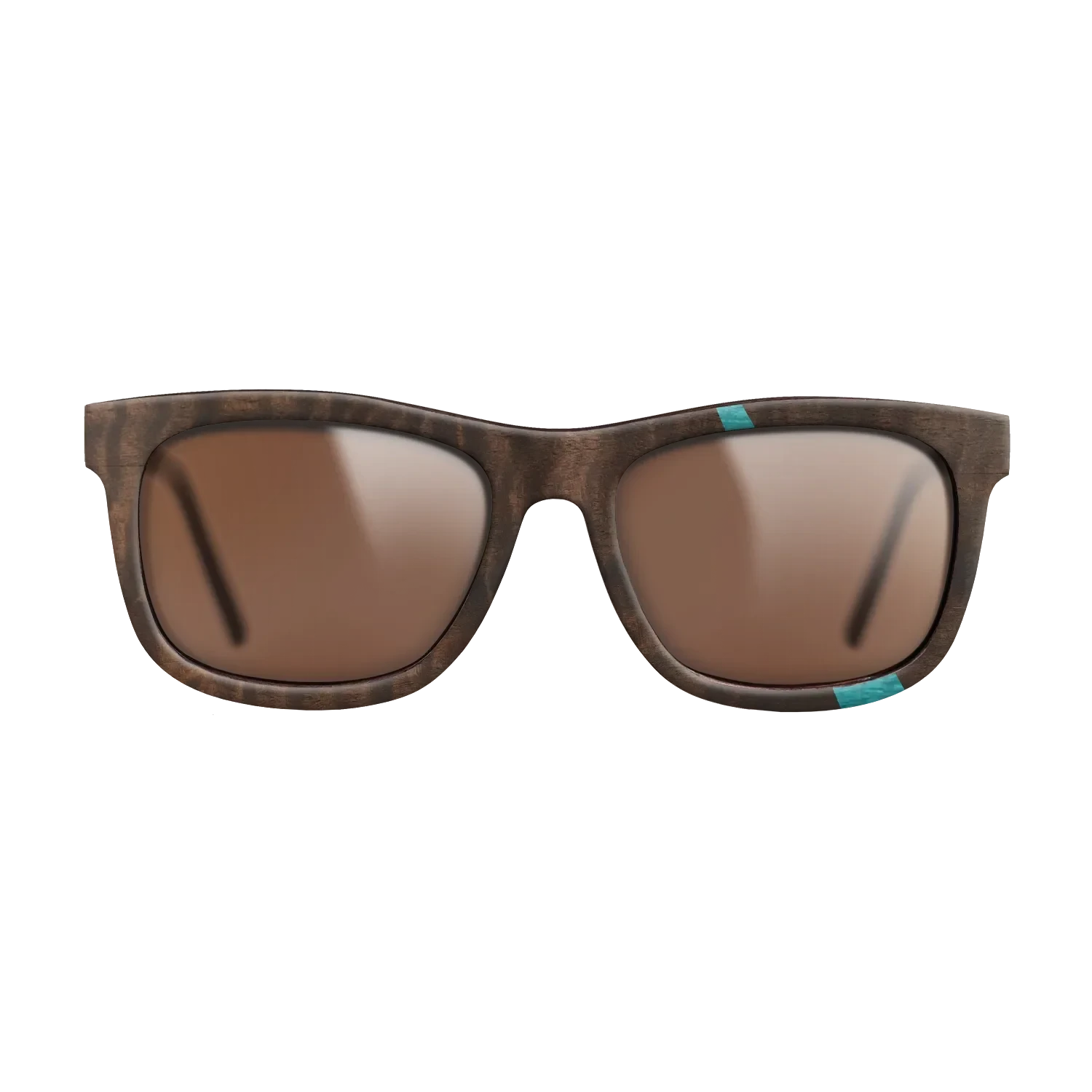 Poplar Dyed: Turquoise,Fumed Eucalyptus: Wedge - The Hero - Square - 989 - SIRIS wood optic