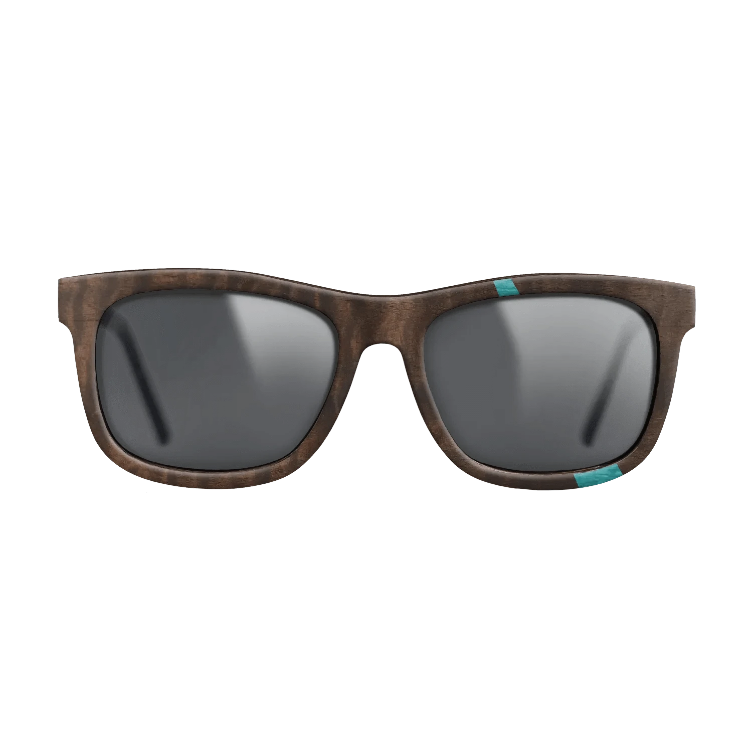 Poplar Dyed: Turquoise,Fumed Eucalyptus: Wedge - The Hero - Square - 989 - SIRIS wood optic