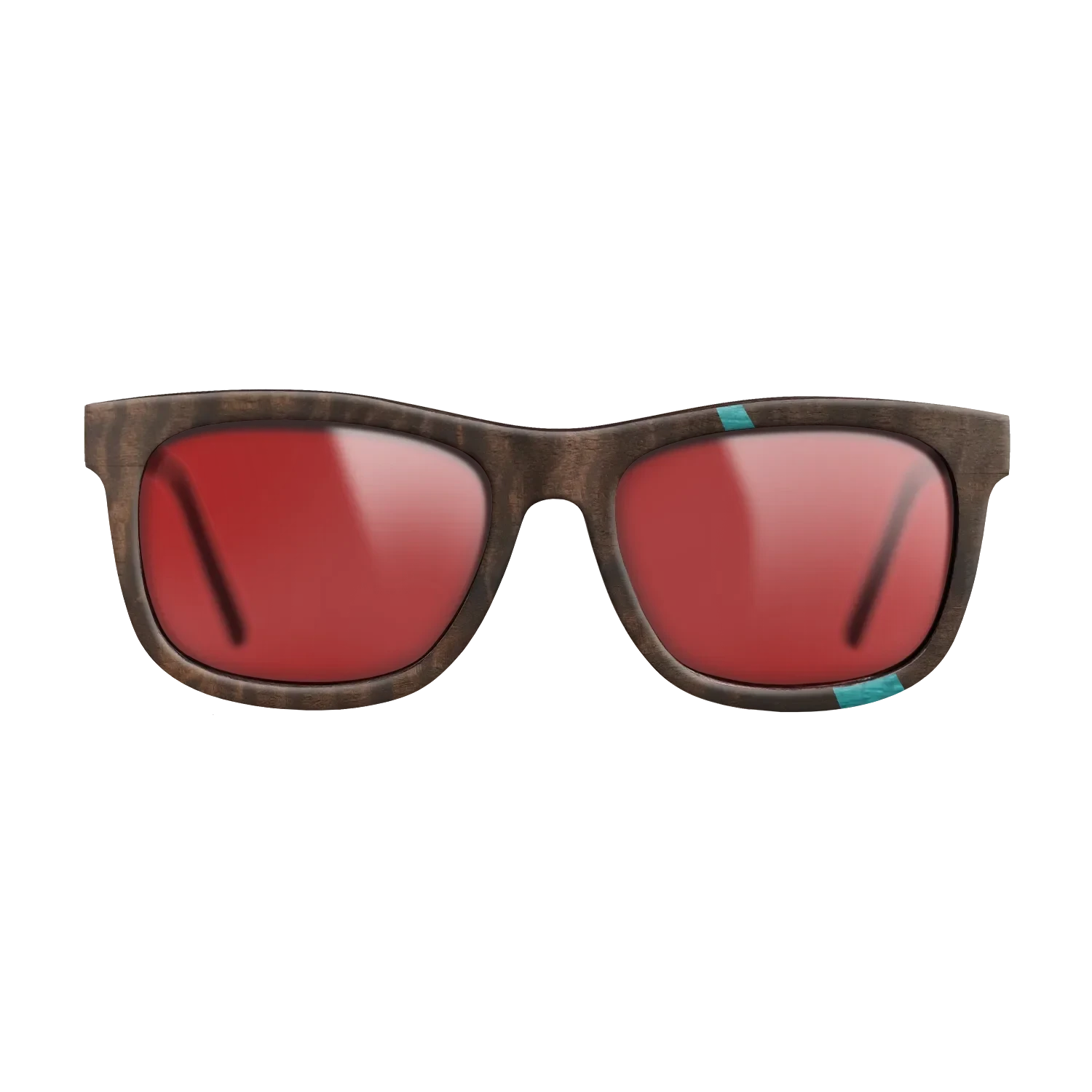 Poplar Dyed: Turquoise,Fumed Eucalyptus: Wedge - The Hero - Square - 989 - SIRIS wood optic