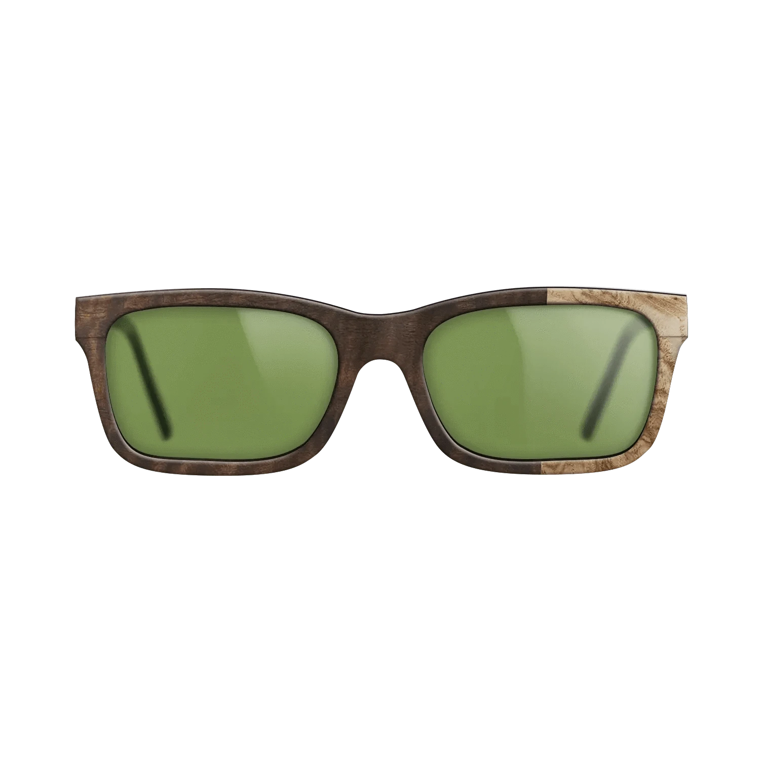 Walnut: Straight Grain,Olive Burl,Fumed Eucalyptus: Patch - The Sage - Rectangle - 1262 - SIRIS wood optic