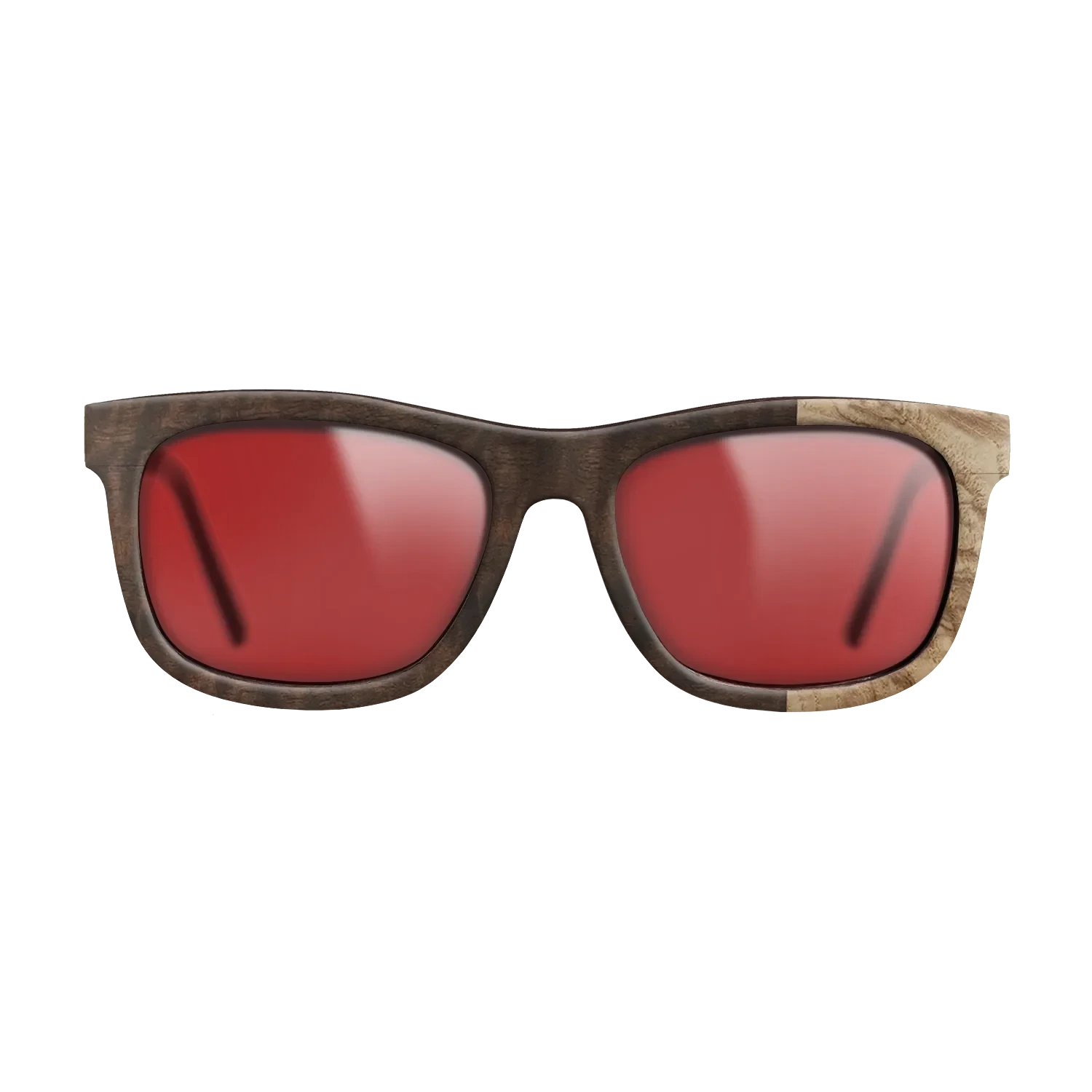 Walnut: Straight Grain,Olive Burl,Fumed Eucalyptus: Patch - The Hero - Square - 1262 - SIRIS wood optic