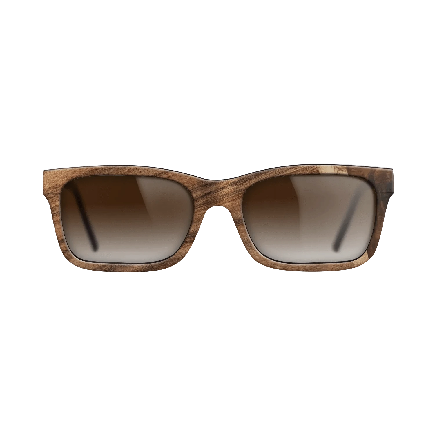 Italian Ebony,Santos Rosewood Dark,Olive Burl,Wenge,Fumed Eucalyptus: Wedge - The Sage - Rectangle - 1355 - SIRIS wood optic