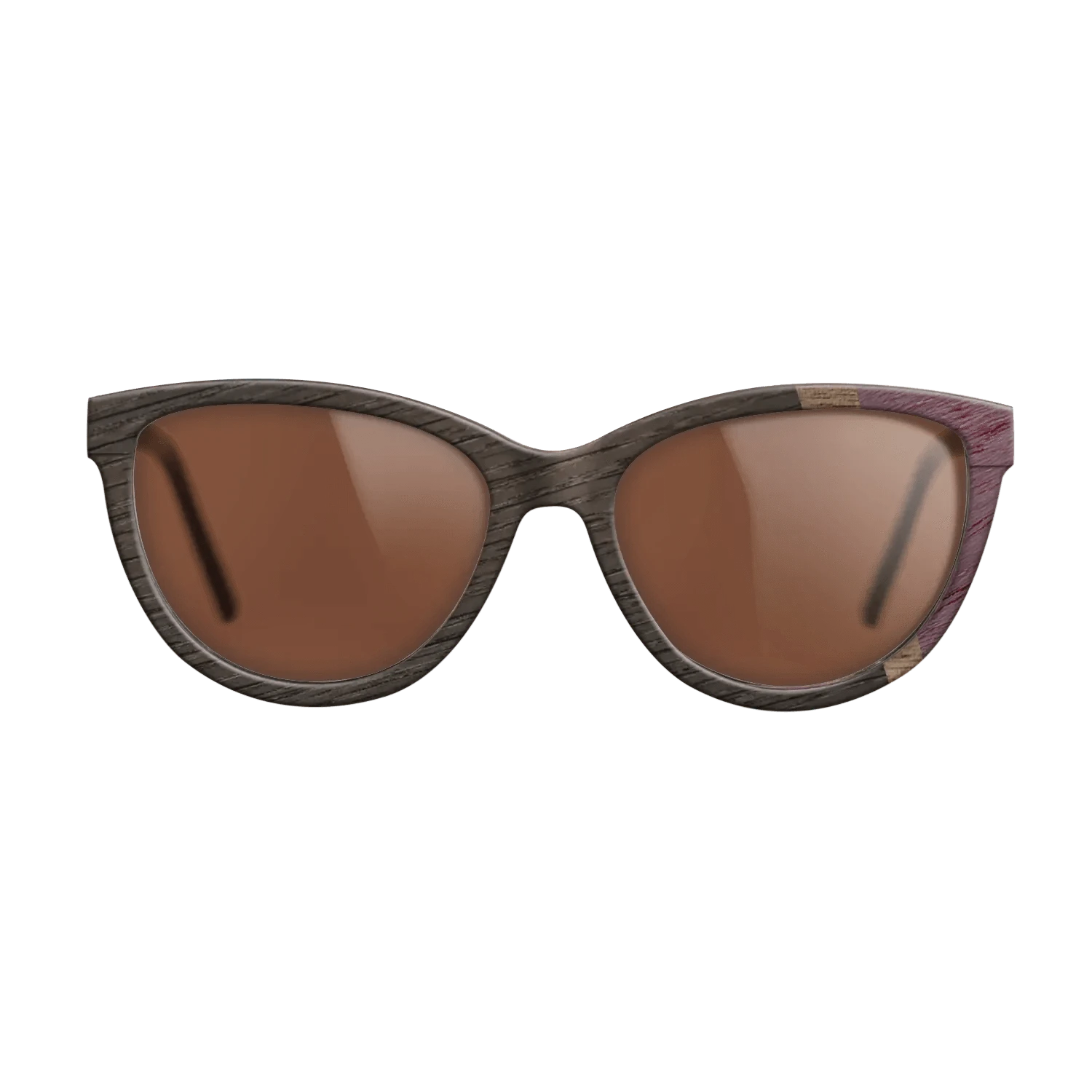 Santos Rosewood Dark,Fumed Oak,Purpleheart,Wenge,Walnut: Straight Grain: Wedge - The Maiden - Cat - 1275 - SIRIS wood optic