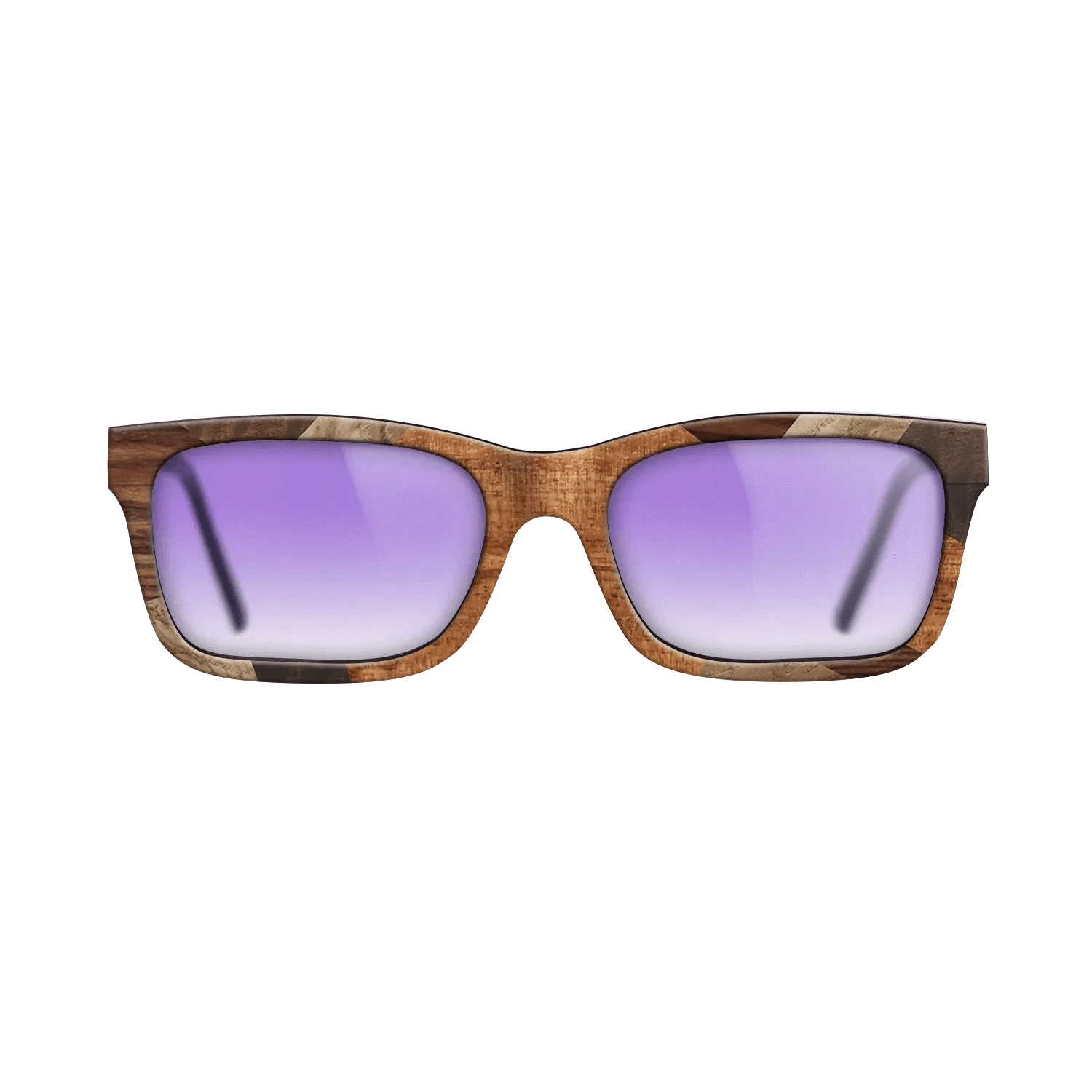 Italian Ebony,Santos Rosewood Dark,Olive Burl,Fumed Eucalyptus,Koa: Mosaic - The Sage - Rectangle - 1830 - SIRIS wood optic