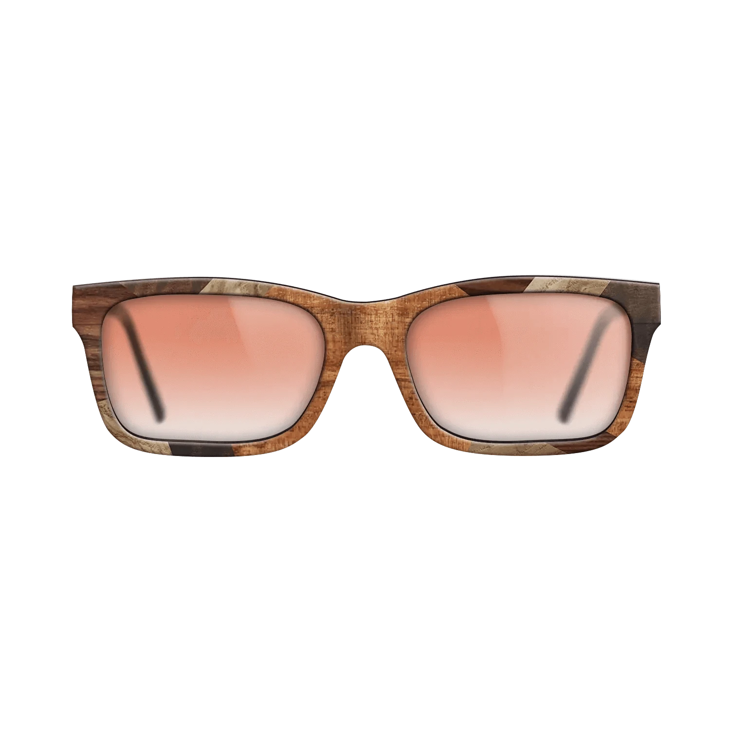Italian Ebony,Santos Rosewood Dark,Olive Burl,Fumed Eucalyptus,Koa: Mosaic - The Sage - Rectangle - 1830 - SIRIS wood optic