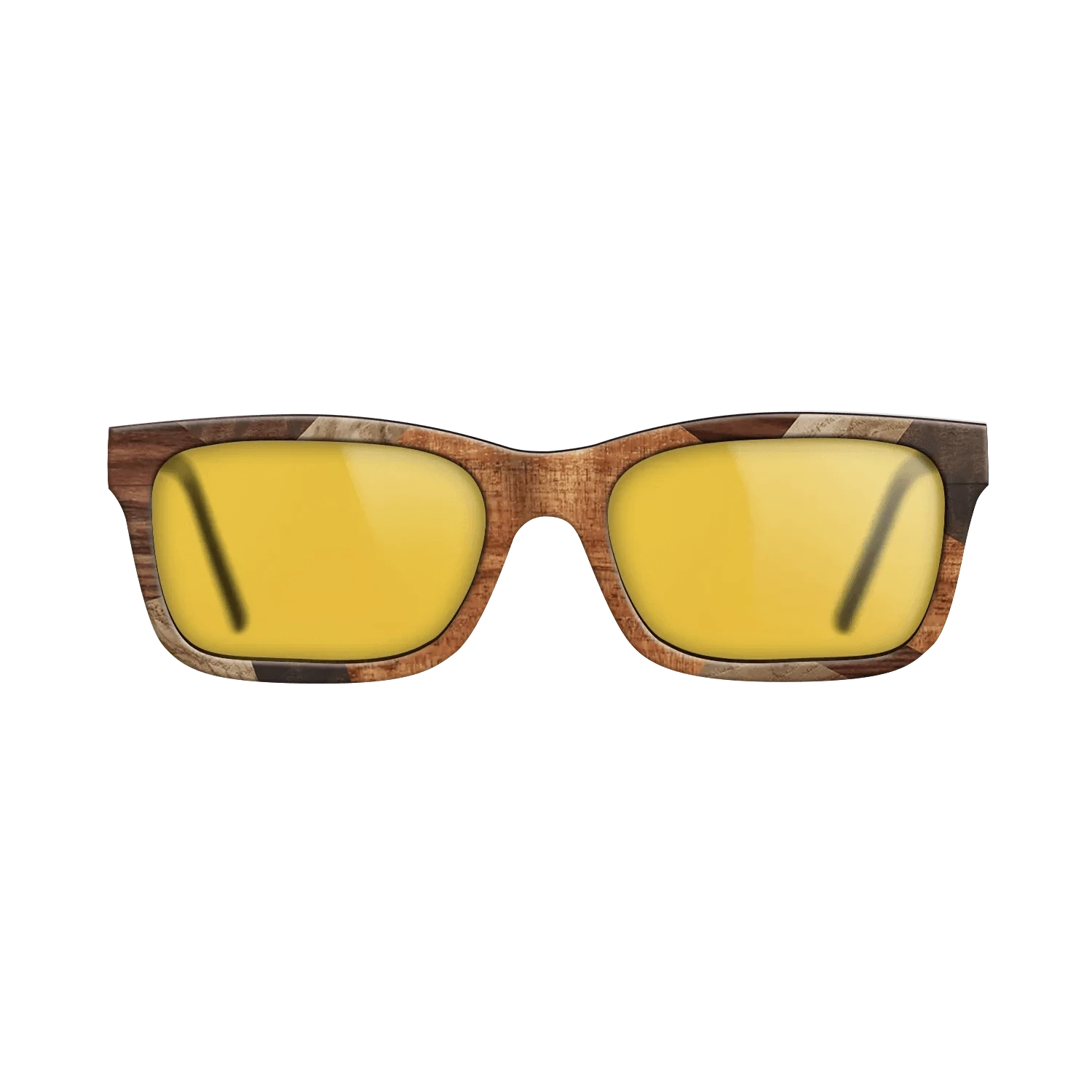 Italian Ebony,Santos Rosewood Dark,Olive Burl,Fumed Eucalyptus,Koa: Mosaic - The Sage - Rectangle - 1830 - SIRIS wood optic