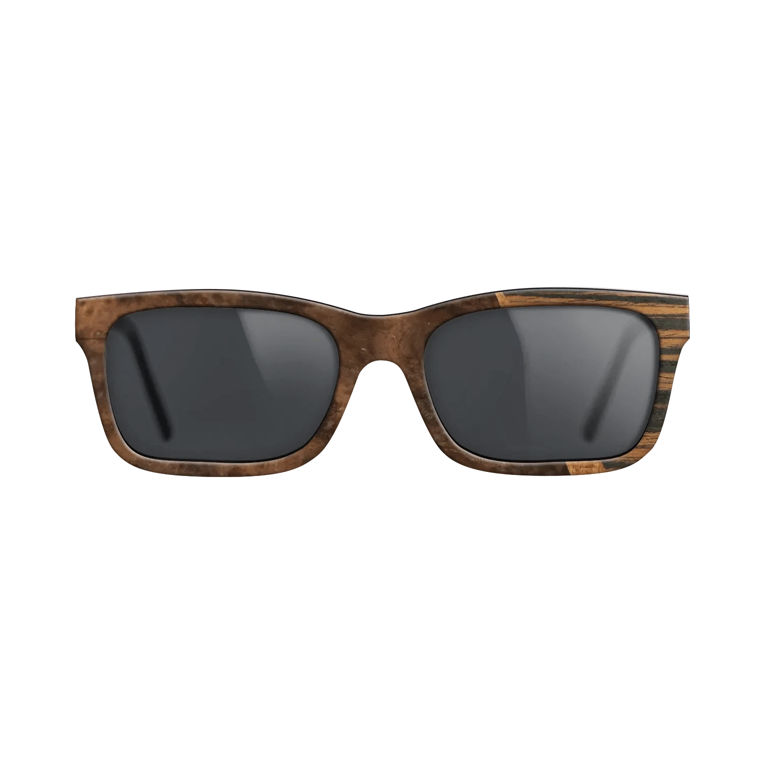 Koa,Walnut Burl,Italian Ebony: Wedge - The Sage - Rectangle - 1601 - SIRIS wood optic