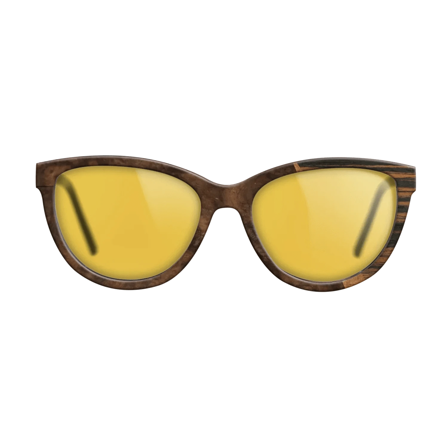 Koa,Walnut Burl,Italian Ebony: Wedge - The Maiden - Cat - 1601 - SIRIS wood optic