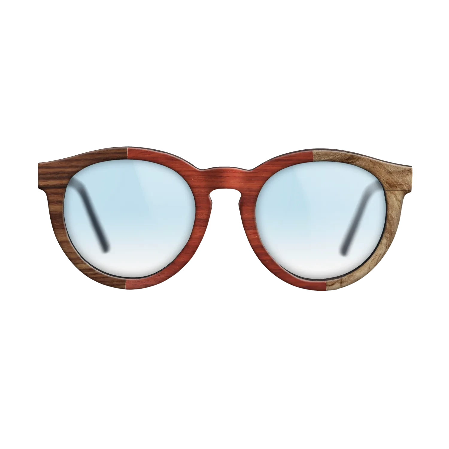 Louro Preto,Santos Rosewood Dark,Poplar Dyed: Red,Olive Burl,Walnut Claro Light: Patch - The Rebel - Round - 1983 - SIRIS wood optic