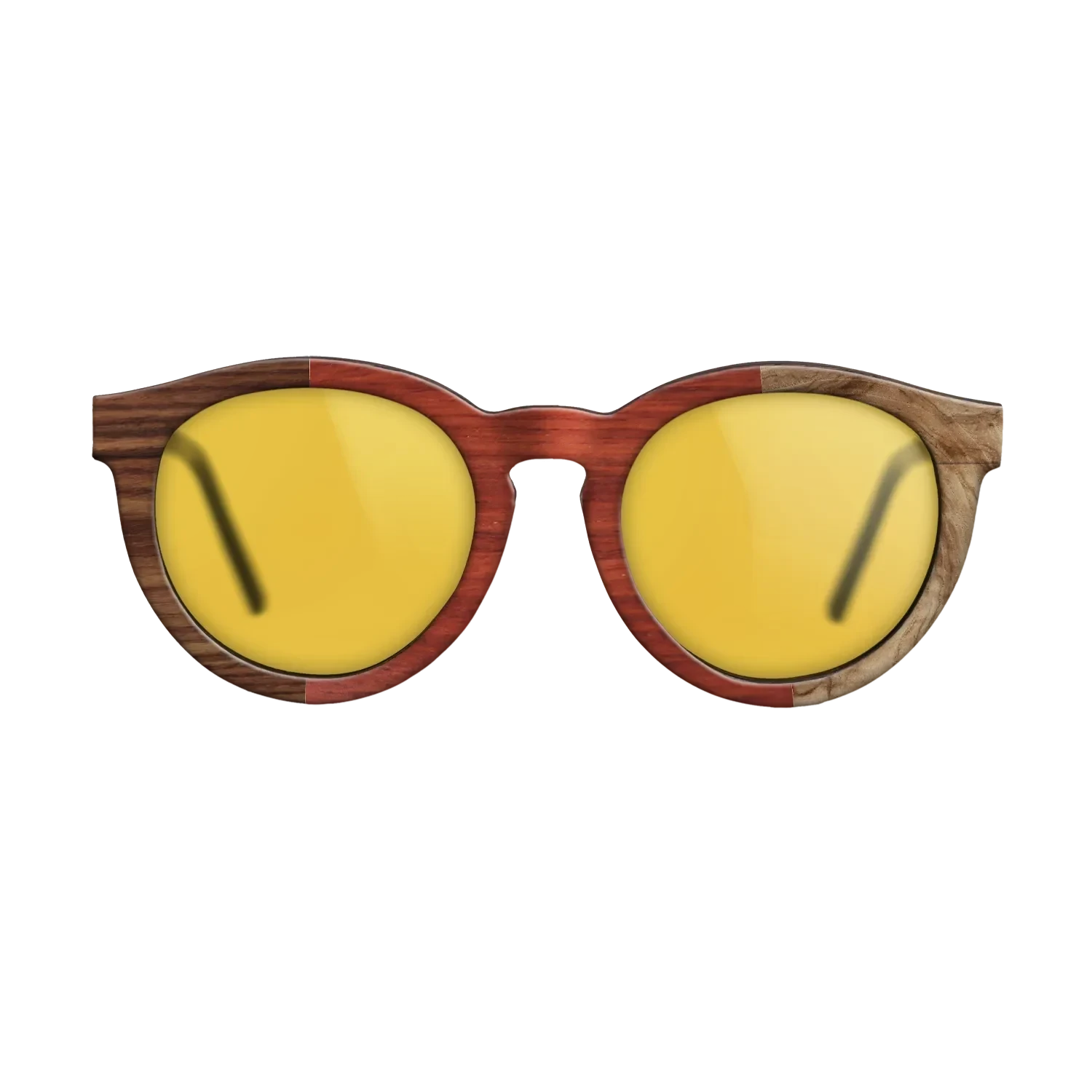 Louro Preto,Santos Rosewood Dark,Poplar Dyed: Red,Olive Burl,Walnut Claro Light: Patch - The Rebel - Round - 1983 - SIRIS wood optic