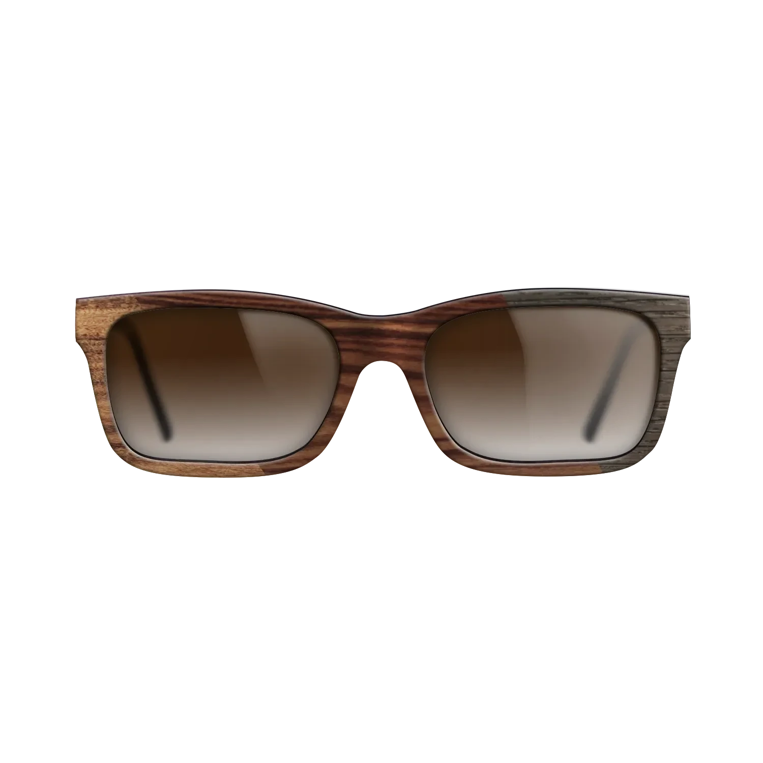 Walnut Burl,Bocote,Olive Burl,Fumed Oak: Angle Cut - The Sage - Rectangle - 1649 - SIRIS wood optic