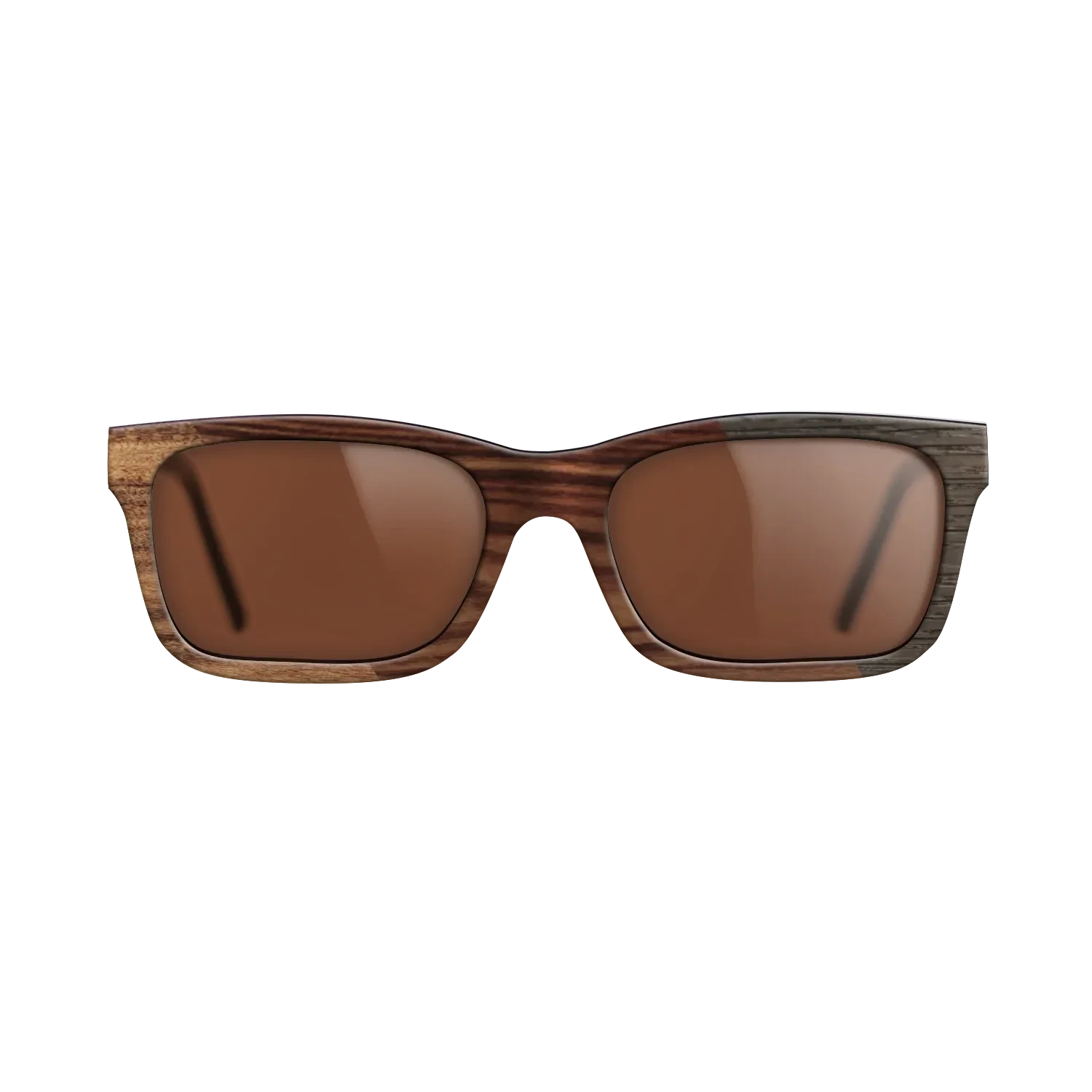 Walnut Burl,Bocote,Olive Burl,Fumed Oak: Angle Cut - The Sage - Rectangle - 1649 - SIRIS wood optic