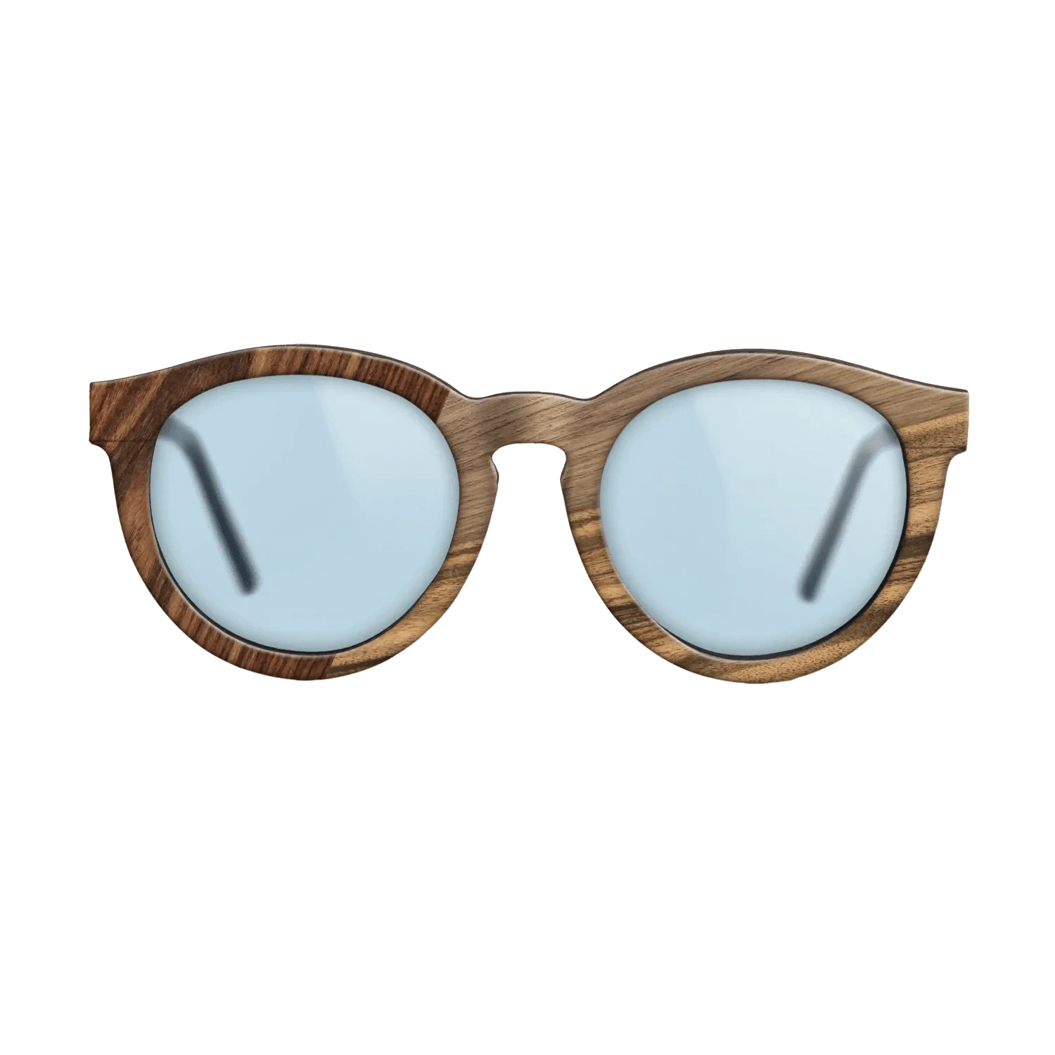 Walnut Claro Light,Walnut: Straight Grain,Louro Preto,Walnut Claro Dark,Kingwood: Angle Cut - The Rebel - Round - 1881 - SIRIS wood optic