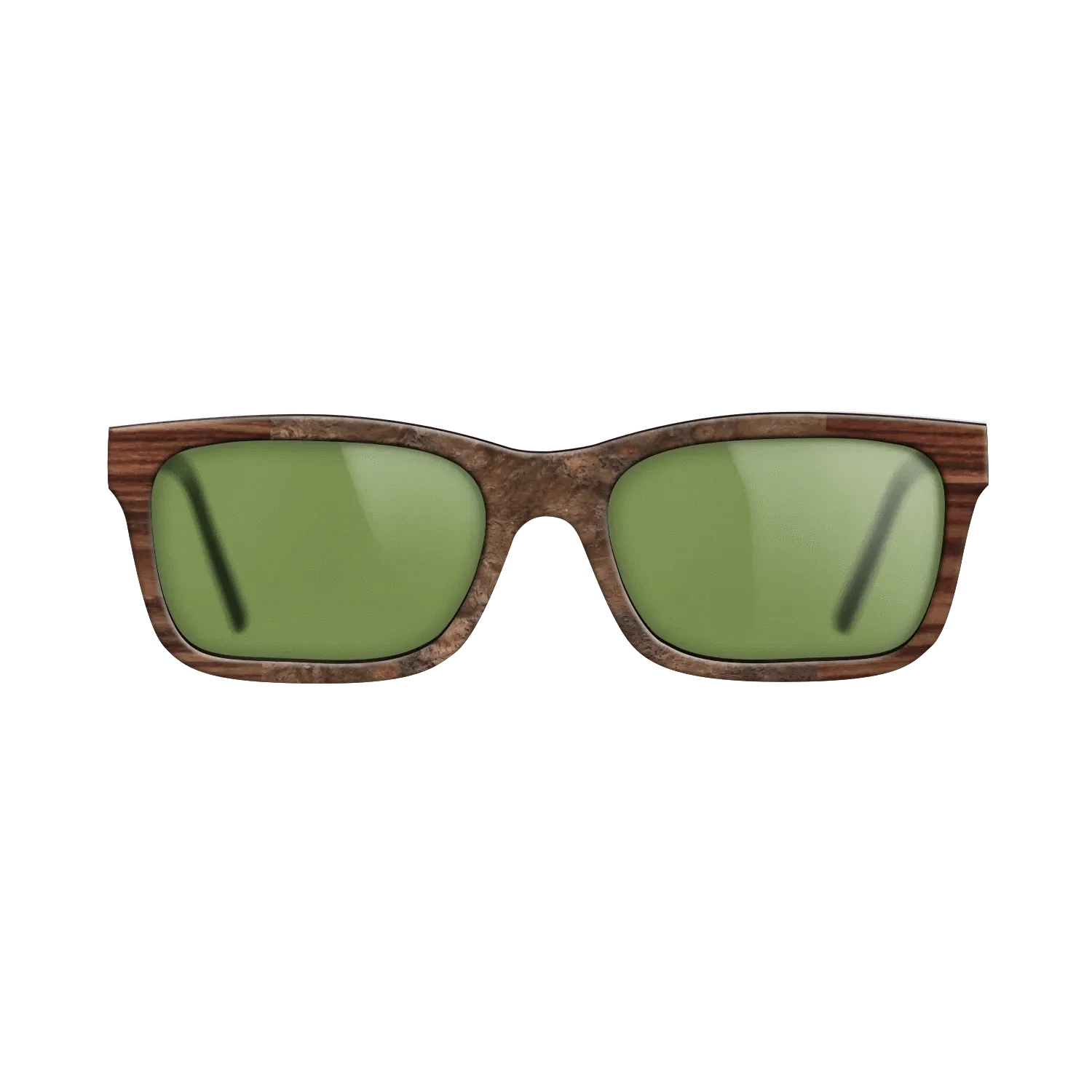Santos Rosewood Dark,Walnut Claro Dark,Walnut Burl,Kingwood: Patch - The Sage - Rectangle - 1004 - SIRIS wood optic