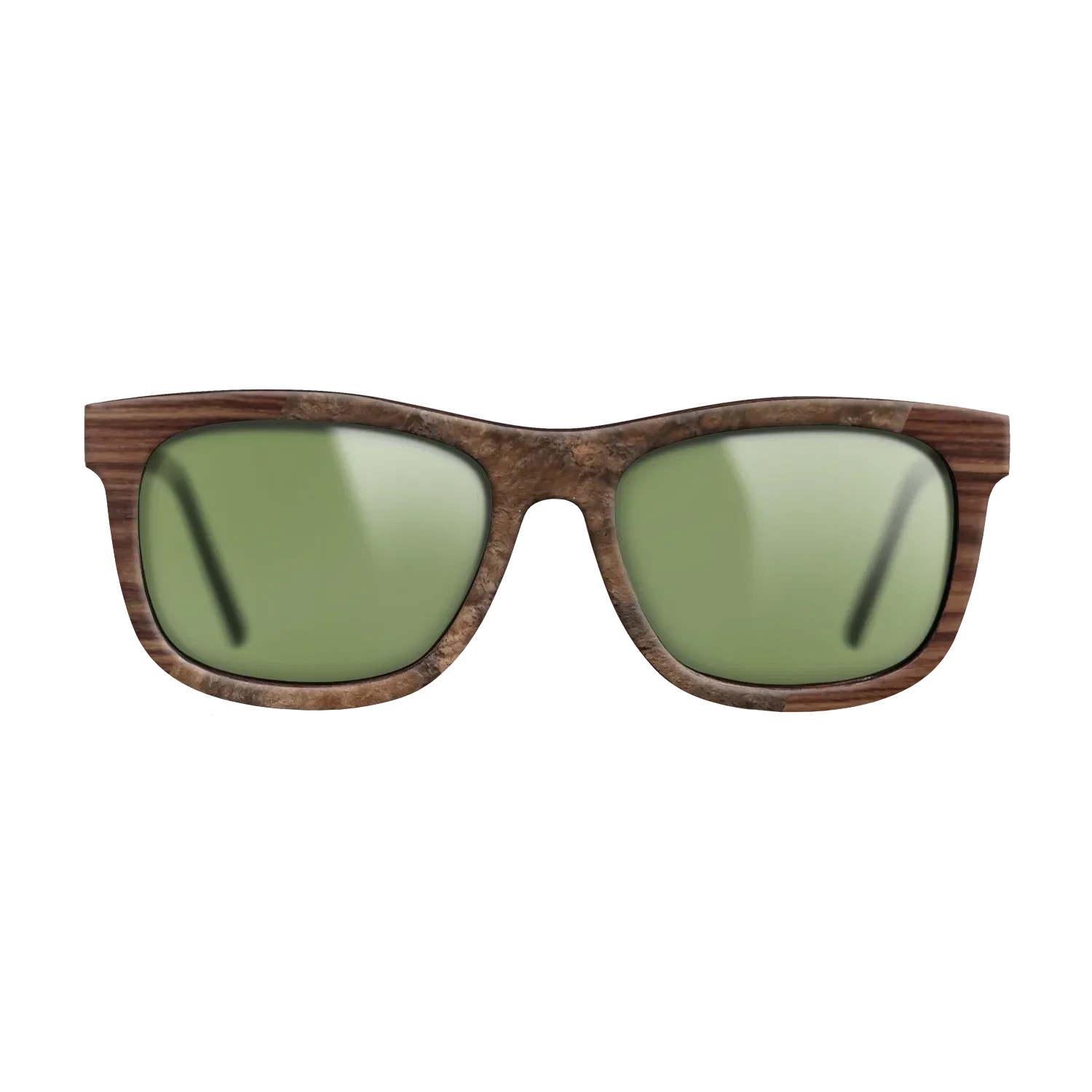 Walnut Burl,Kingwood: Angle Cut - The Hero - Square - 1138 - SIRIS wood optic