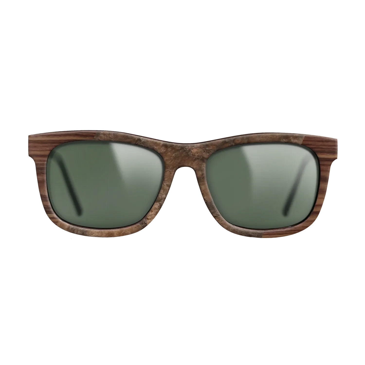 Walnut Burl,Kingwood: Angle Cut - The Hero - Square - 1138 - SIRIS wood optic