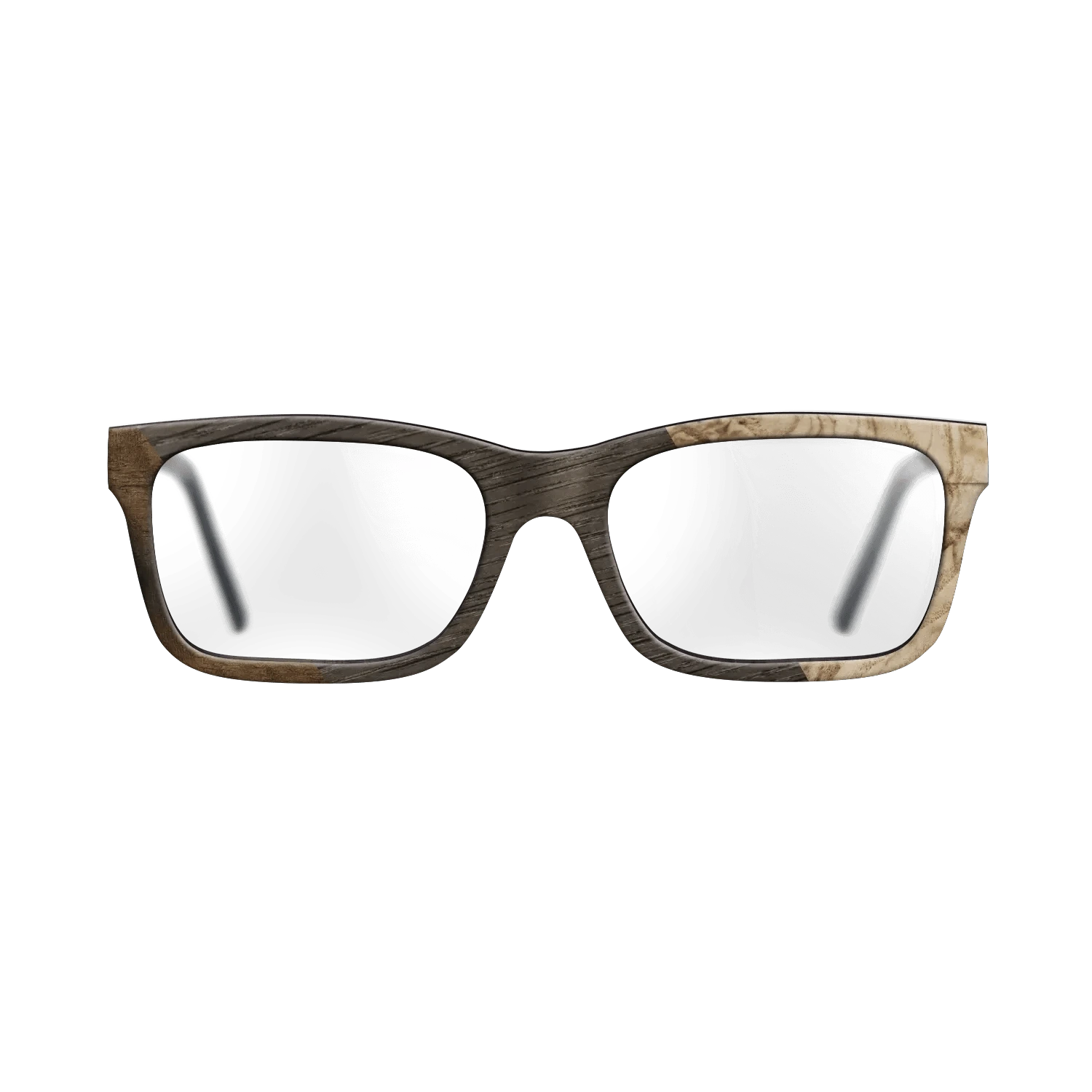 Koa,Fumed Oak,Olive Burl,Fumed Eucalyptus: Angle Cut - The Sage - Rectangle - 1144 - SIRIS wood optic