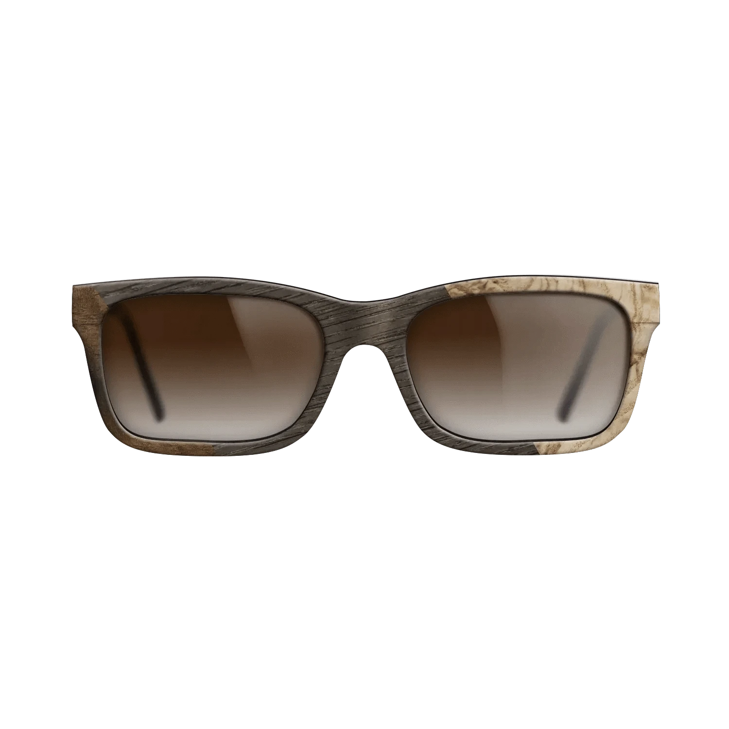 Koa,Fumed Oak,Olive Burl,Fumed Eucalyptus: Angle Cut - The Sage - Rectangle - 1144 - SIRIS wood optic