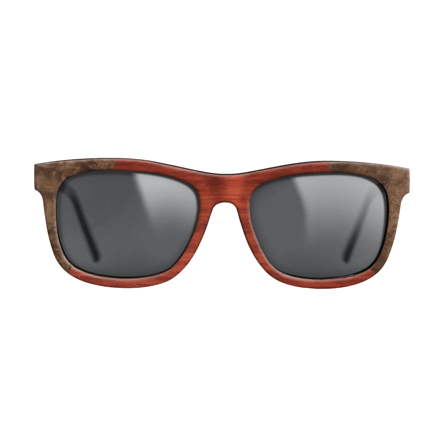 Koa,Walnut Burl,Poplar Dyed: Red: Recursive - The Hero - Square - 970 - SIRIS wood optic