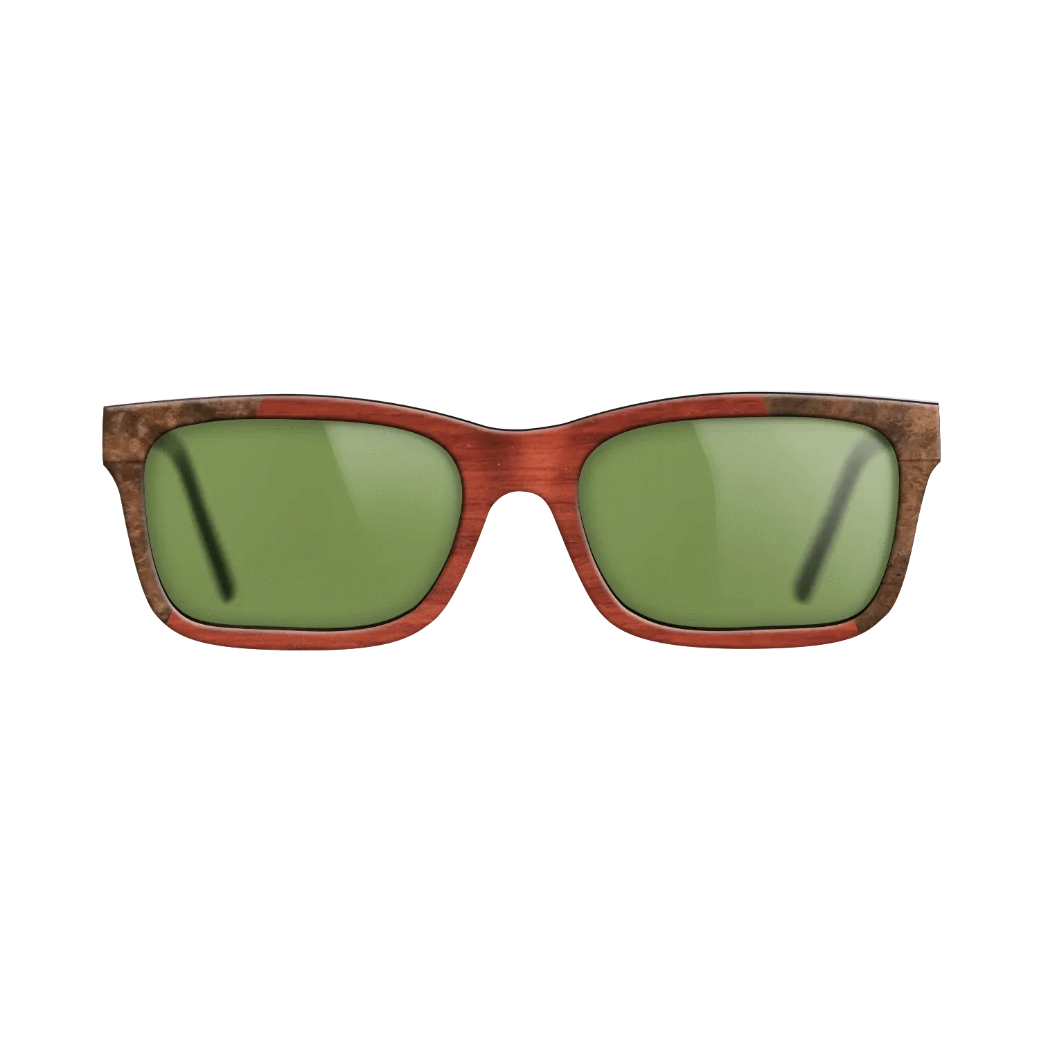 Koa,Walnut Burl,Poplar Dyed: Red: Recursive - The Sage - Rectangle - 970 - SIRIS wood optic