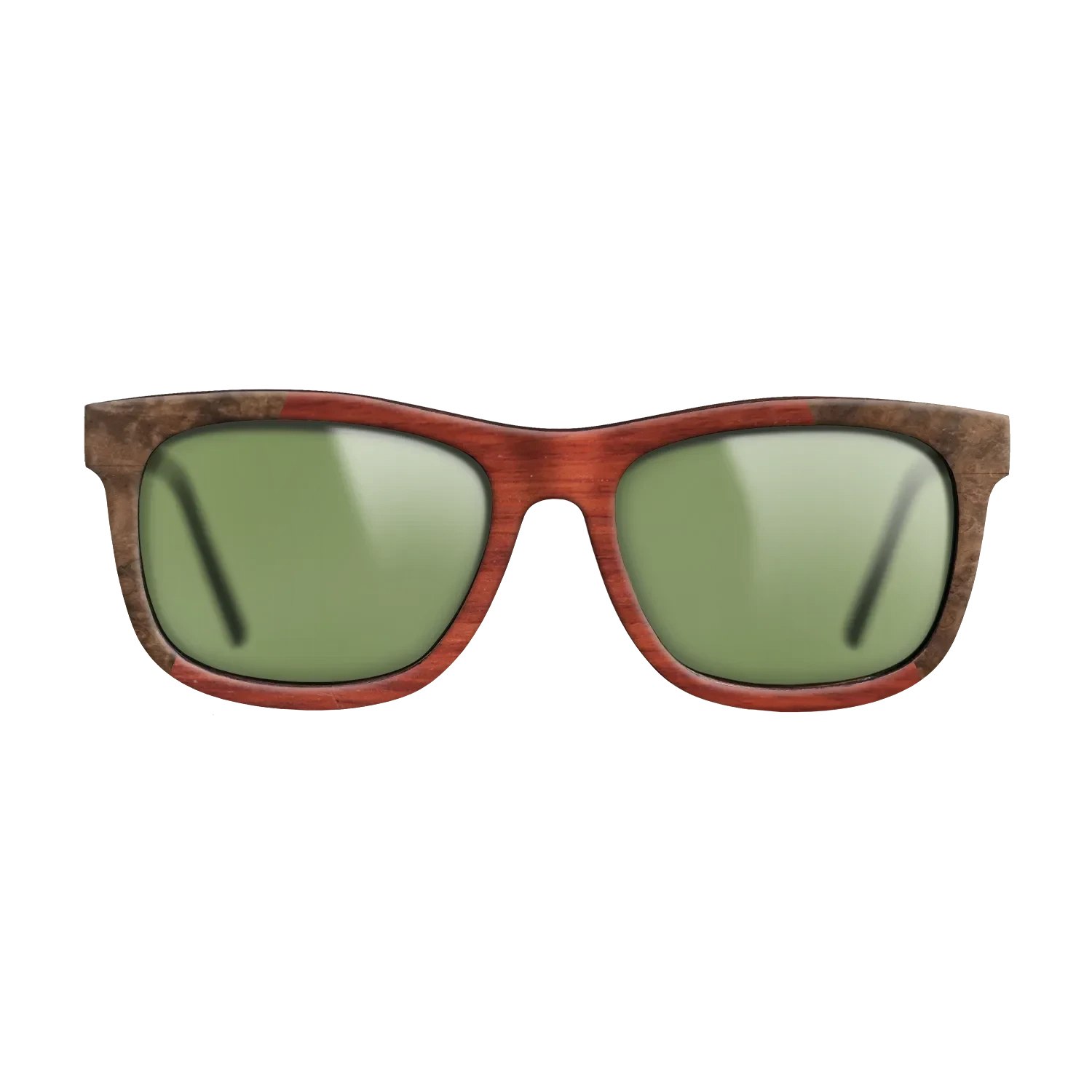 Koa,Walnut Burl,Poplar Dyed: Red: Recursive - The Hero - Square - 970 - SIRIS wood optic