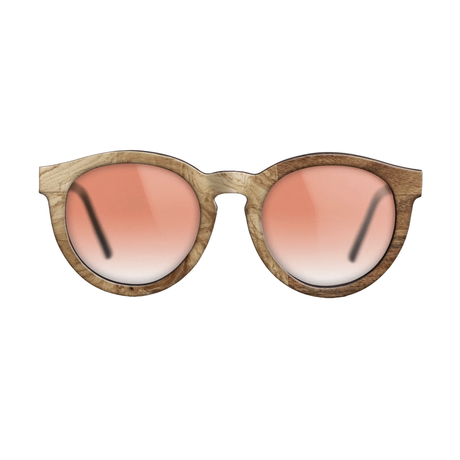 Poplar Dyed: Grey,Olive Burl,Santos Rosewood Light: Patch - The Rebel - Round - 783 - SIRIS wood optic