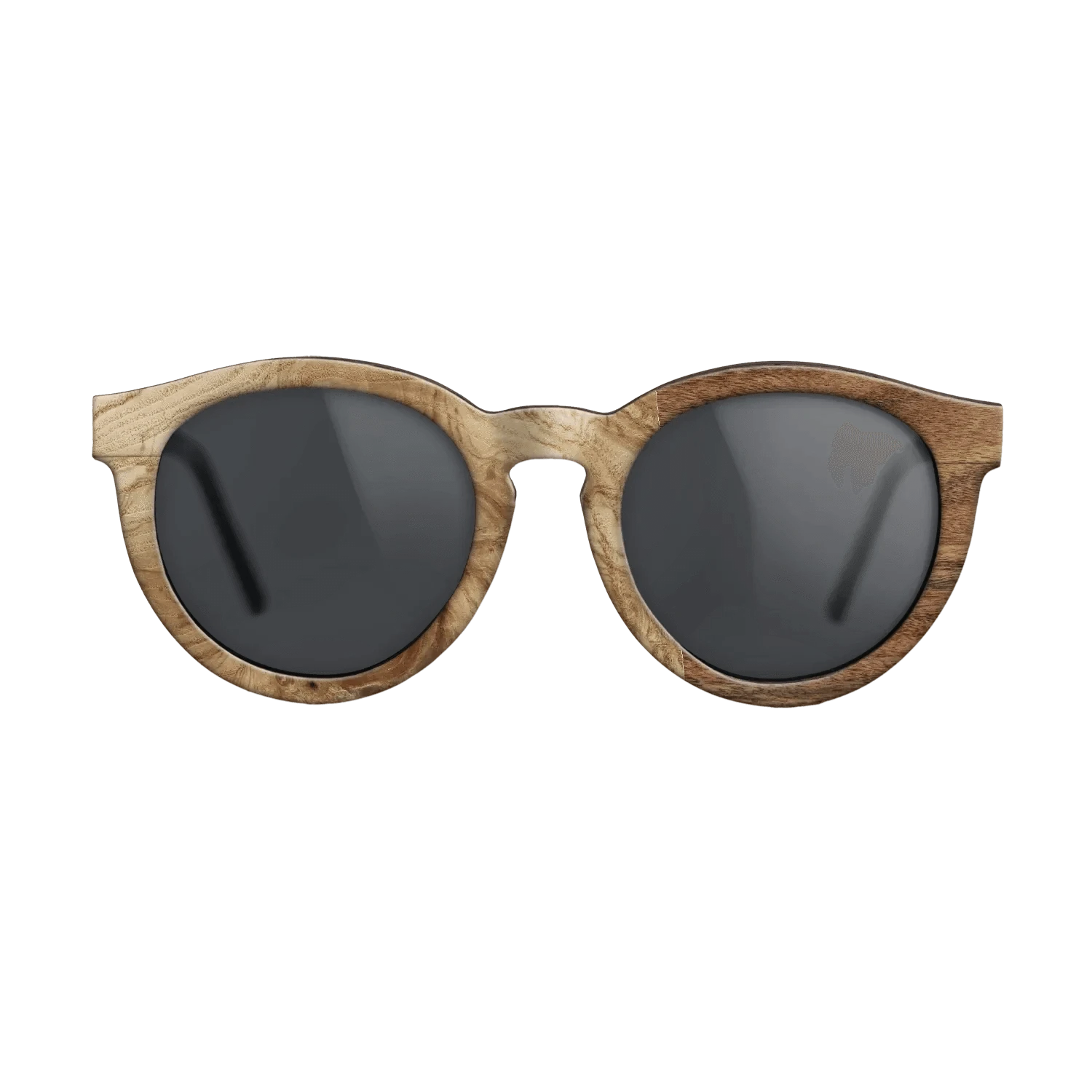 Poplar Dyed: Grey,Olive Burl,Santos Rosewood Light: Patch - The Rebel - Round - 783 - SIRIS wood optic