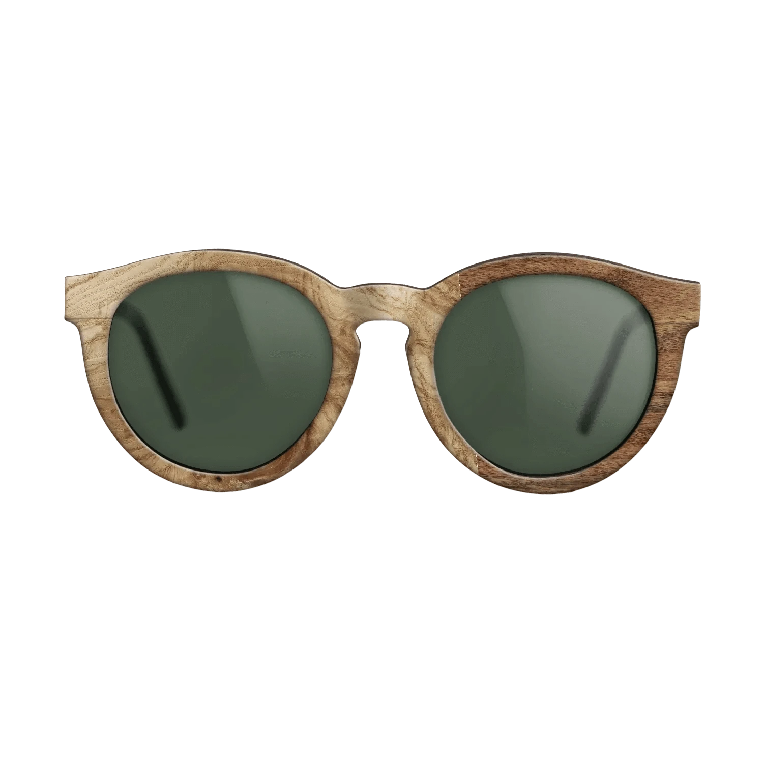 Poplar Dyed: Grey,Olive Burl,Santos Rosewood Light: Patch - The Rebel - Round - 783 - SIRIS wood optic