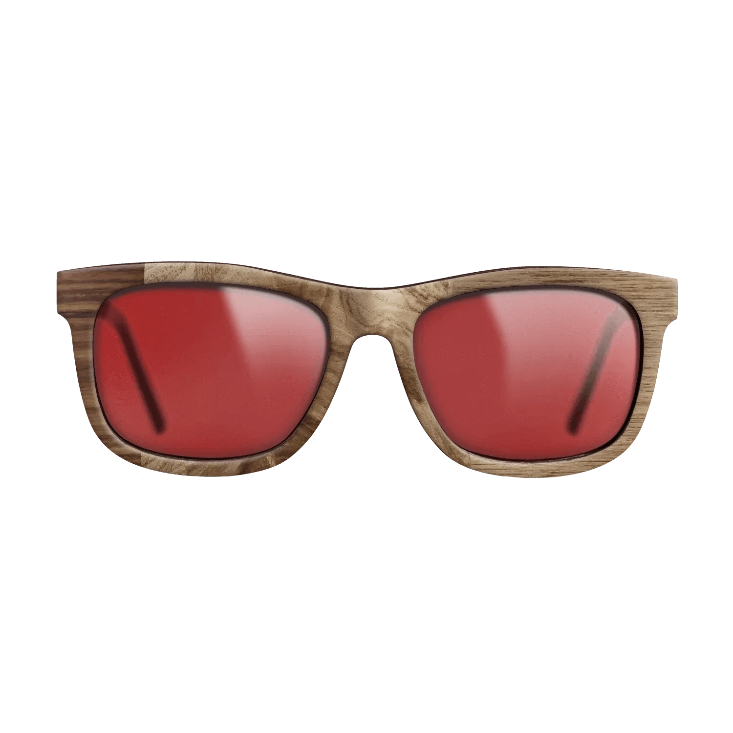 Walnut Claro Light,Olive Burl,Santos Rosewood Dark,Walnut: Straight Grain: Patch - The Hero - Square - 1876 - SIRIS wood optic