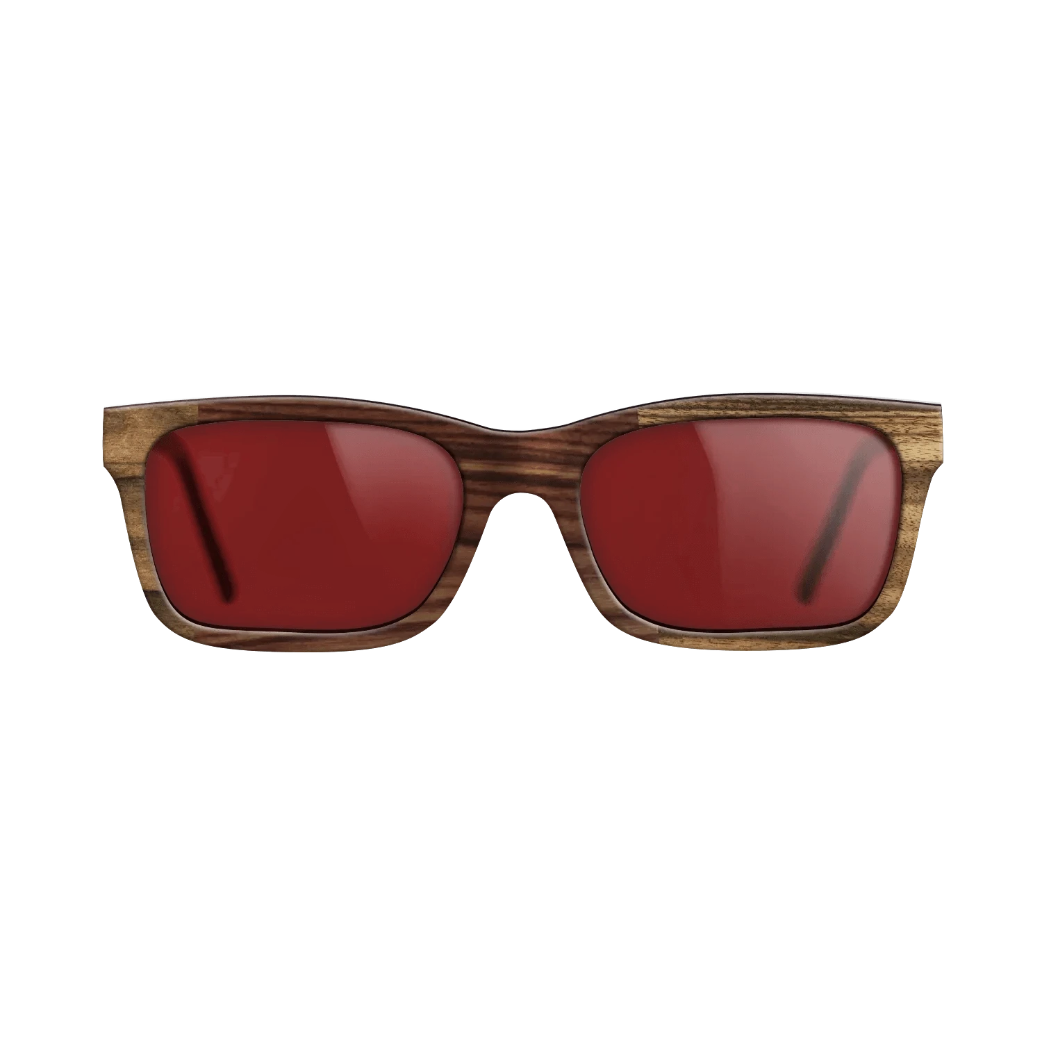 Koa,Santos Rosewood Dark,Louro Preto,Ziricote Light Quartered,Poplar Dyed: Red: Patch - The Sage - Rectangle - 833 - SIRIS wood optic