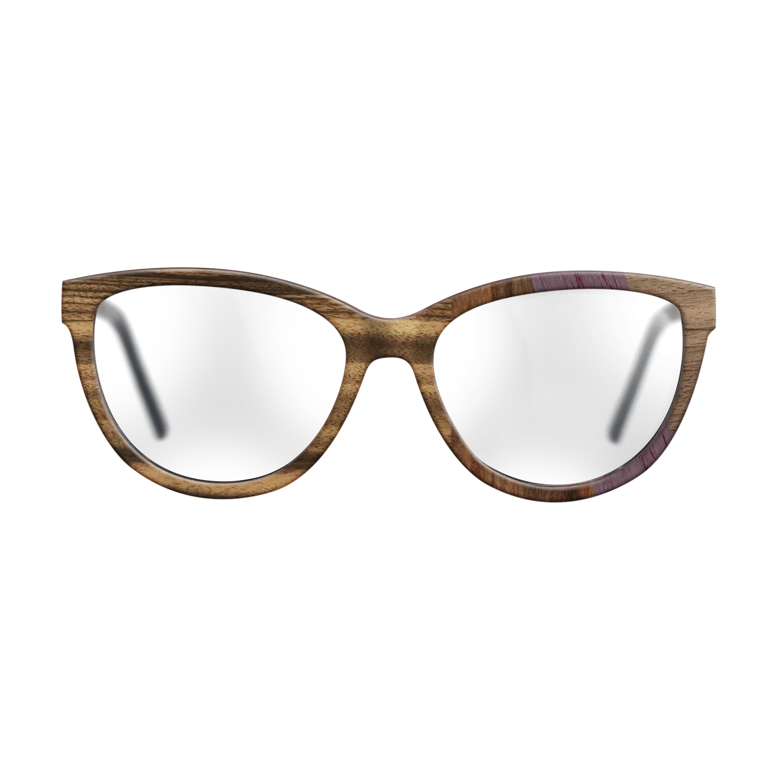 Santos Rosewood Dark,Louro Preto,Purpleheart,Fumed Eucalyptus,Walnut: Straight Grain,Kingwood: Angle Cut - The Maiden - Cat - 1489 - SIRIS wood optic