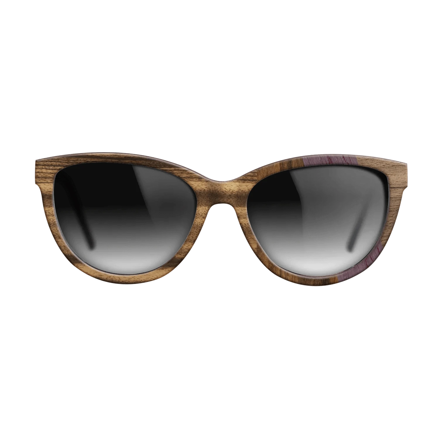 Santos Rosewood Dark,Louro Preto,Purpleheart,Fumed Eucalyptus,Walnut: Straight Grain,Kingwood: Angle Cut - The Maiden - Cat - 1489 - SIRIS wood optic