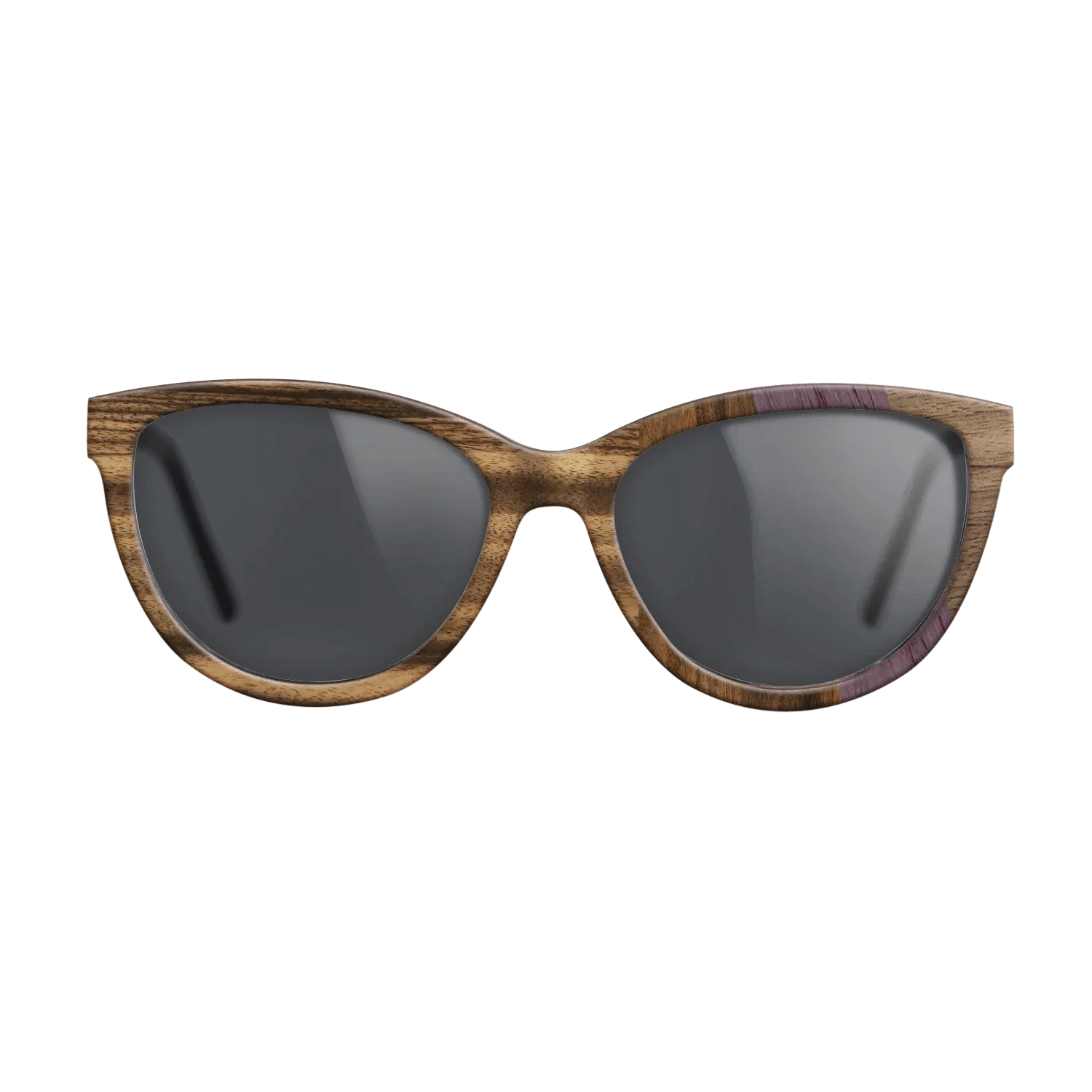 Santos Rosewood Dark,Louro Preto,Purpleheart,Fumed Eucalyptus,Walnut: Straight Grain,Kingwood: Angle Cut - The Maiden - Cat - 1489 - SIRIS wood optic
