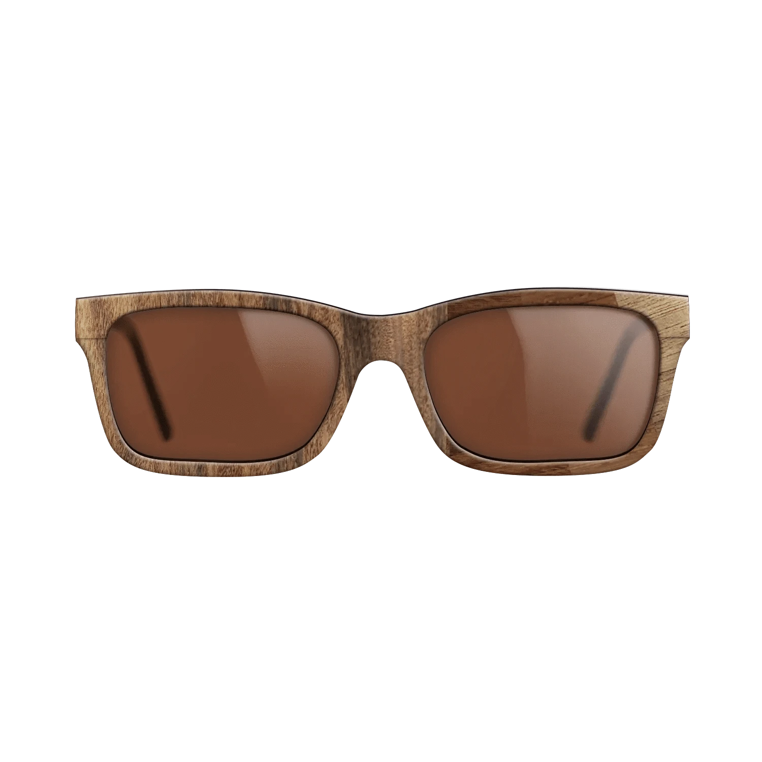 Ziricote Dark Quartered,Santos Rosewood Dark,Wenge,Walnut: Straight Grain: Angle Cut - The Sage - Rectangle - 1668 - SIRIS wood optic