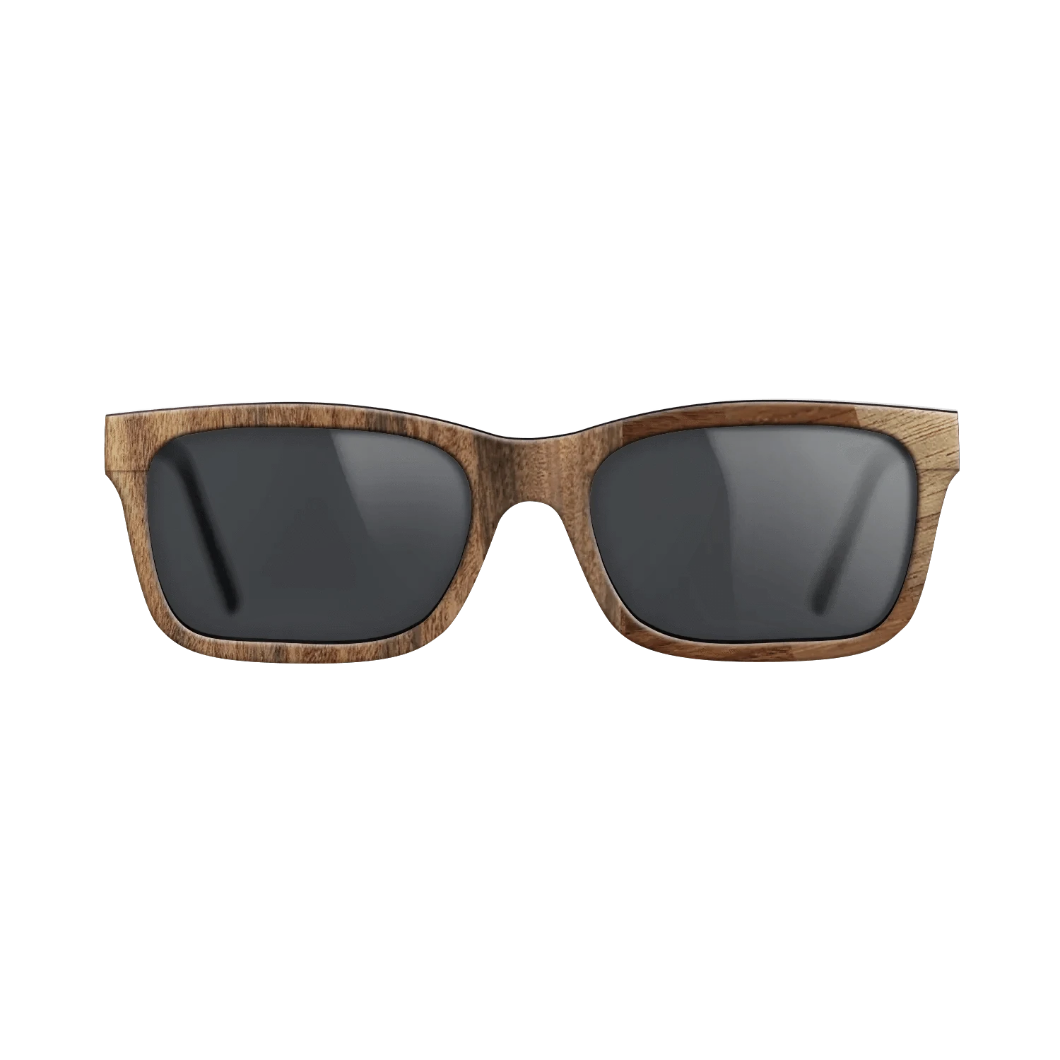 Ziricote Dark Quartered,Santos Rosewood Dark,Wenge,Walnut: Straight Grain: Angle Cut - The Sage - Rectangle - 1668 - SIRIS wood optic