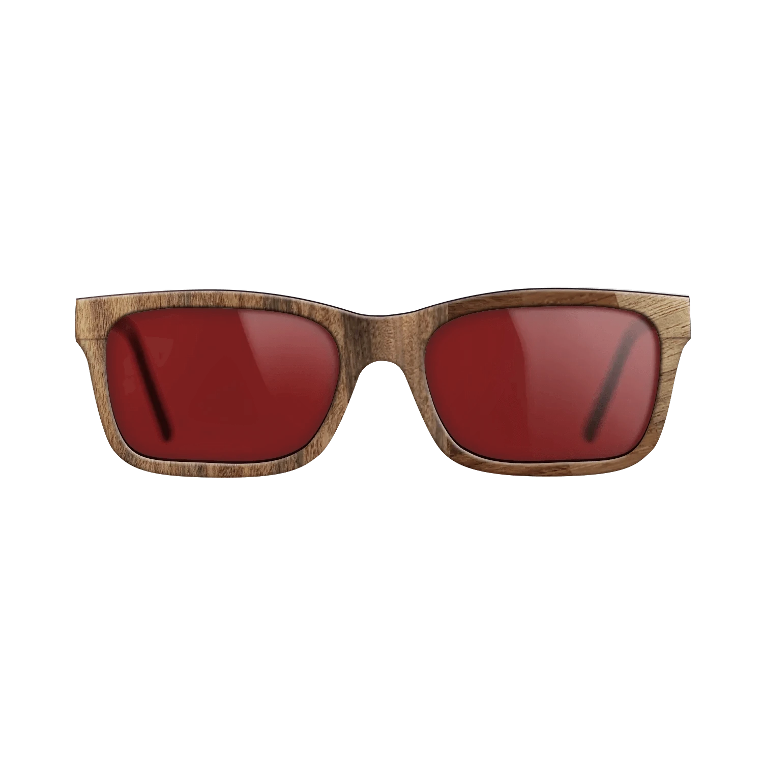 Ziricote Dark Quartered,Santos Rosewood Dark,Wenge,Walnut: Straight Grain: Angle Cut - The Sage - Rectangle - 1668 - SIRIS wood optic