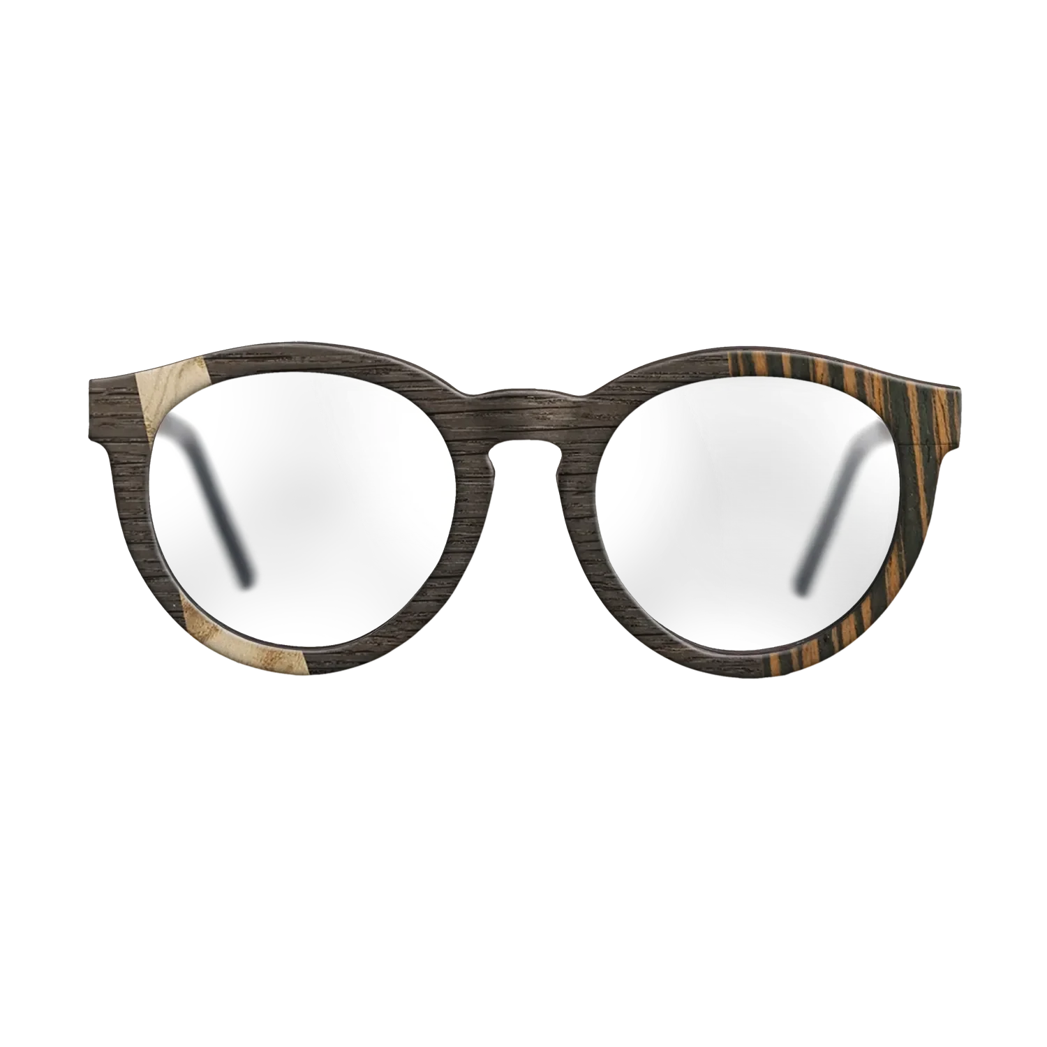 Olive Burl,Fumed Oak,Italian Ebony: Wedge - The Rebel - Round - 1609 - SIRIS wood optic
