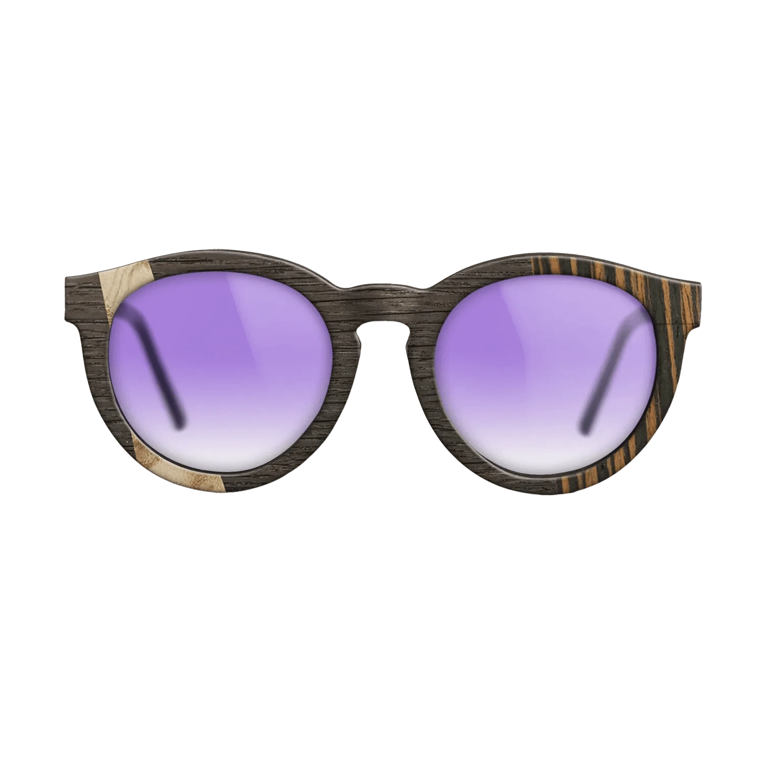 Olive Burl,Fumed Oak,Italian Ebony: Wedge - The Rebel - Round - 1609 - SIRIS wood optic