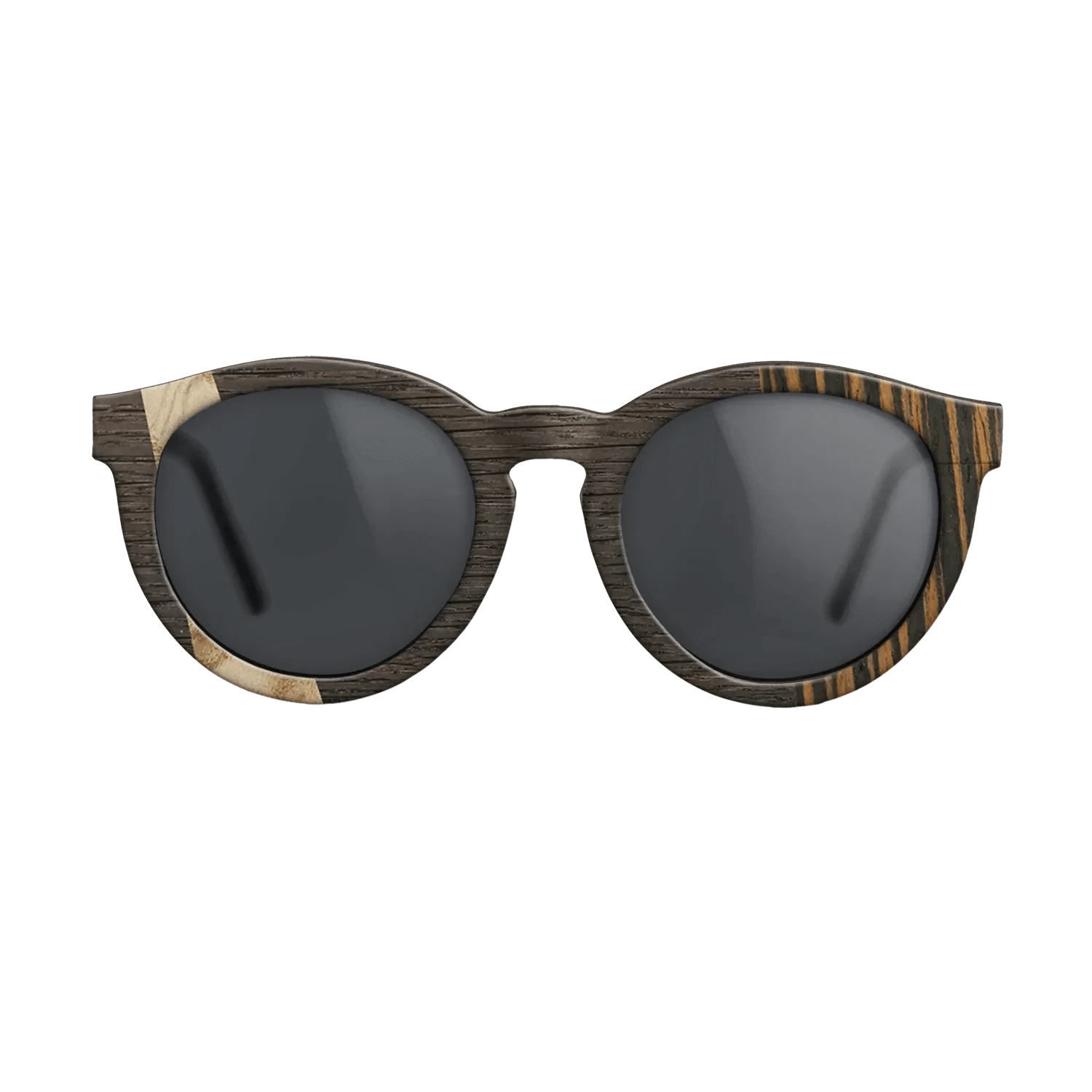 Olive Burl,Fumed Oak,Italian Ebony: Wedge - The Rebel - Round - 1609 - SIRIS wood optic