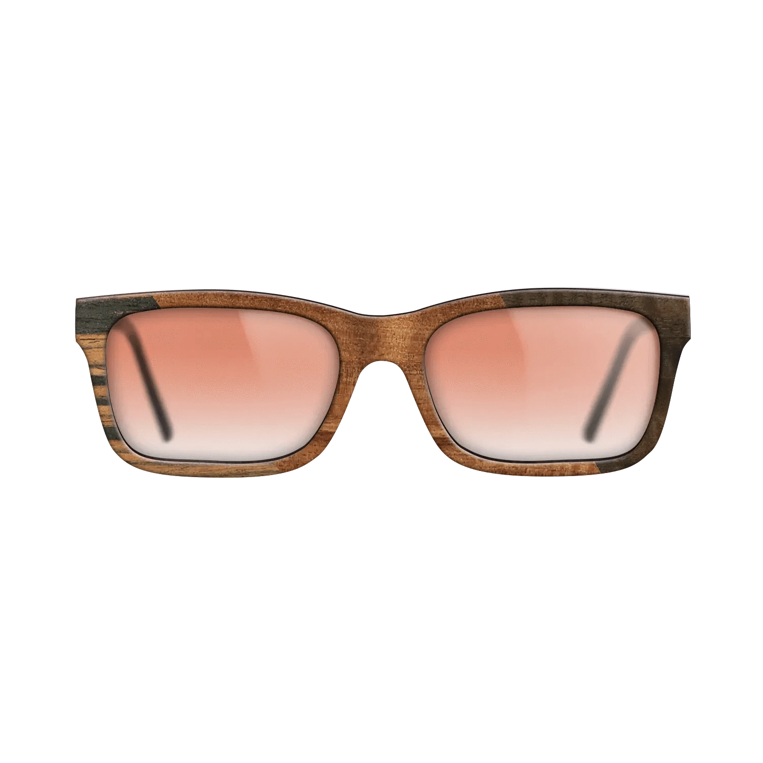Walnut Burl,Italian Ebony,Koa,Fumed Eucalyptus: Angle Cut - The Sage - Rectangle - 915 - SIRIS wood optic