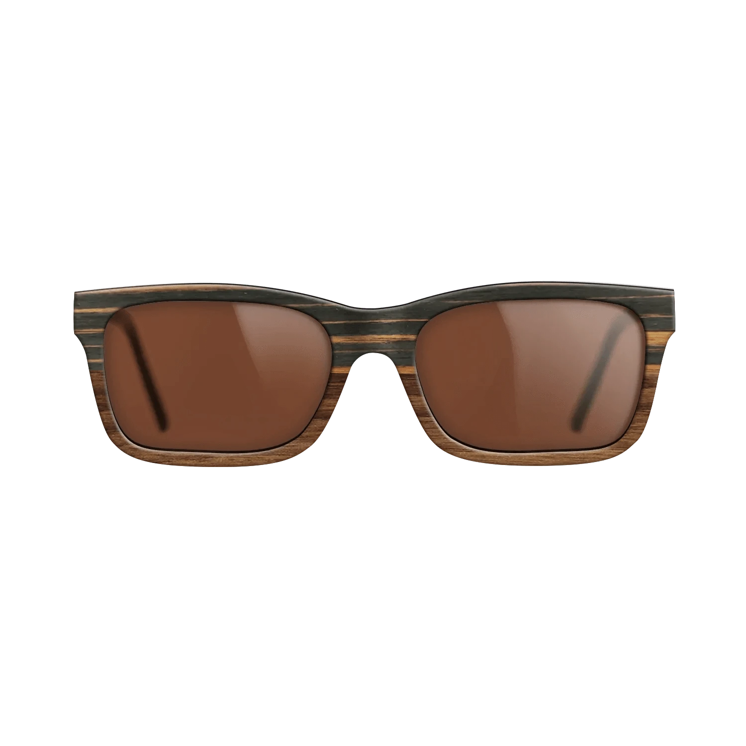 Italian Ebony,Walnut Claro Light: Binary - The Sage - Rectangle - 1135 - SIRIS wood optic
