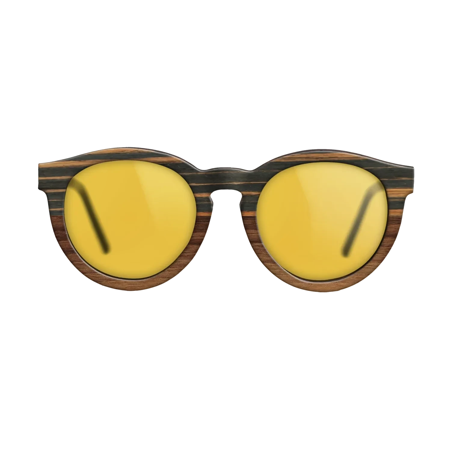 Italian Ebony,Walnut Claro Light: Binary - The Rebel - Round - 1135 - SIRIS wood optic