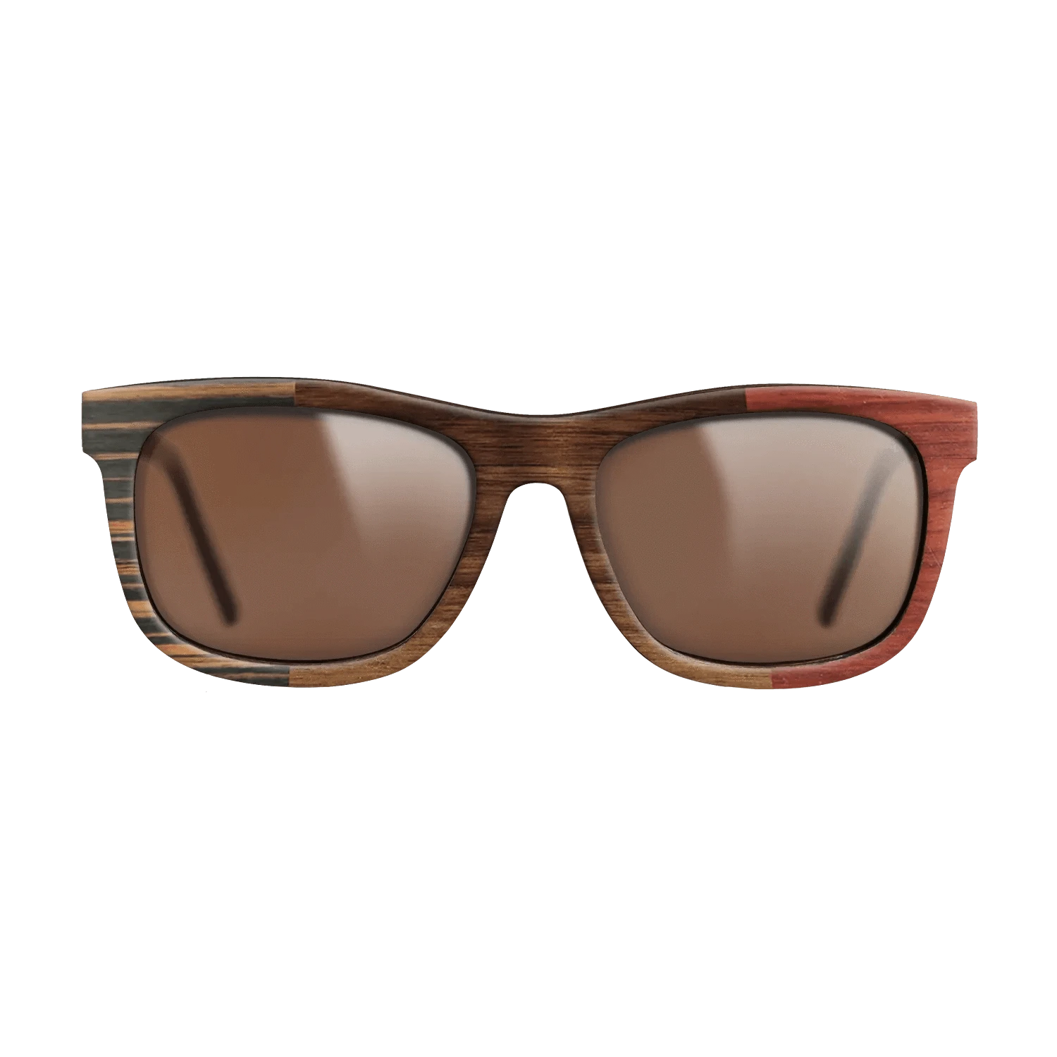 Walnut Claro Dark,Italian Ebony,Poplar Dyed: Red: Patch - The Hero - Square - 932 - SIRIS wood optic