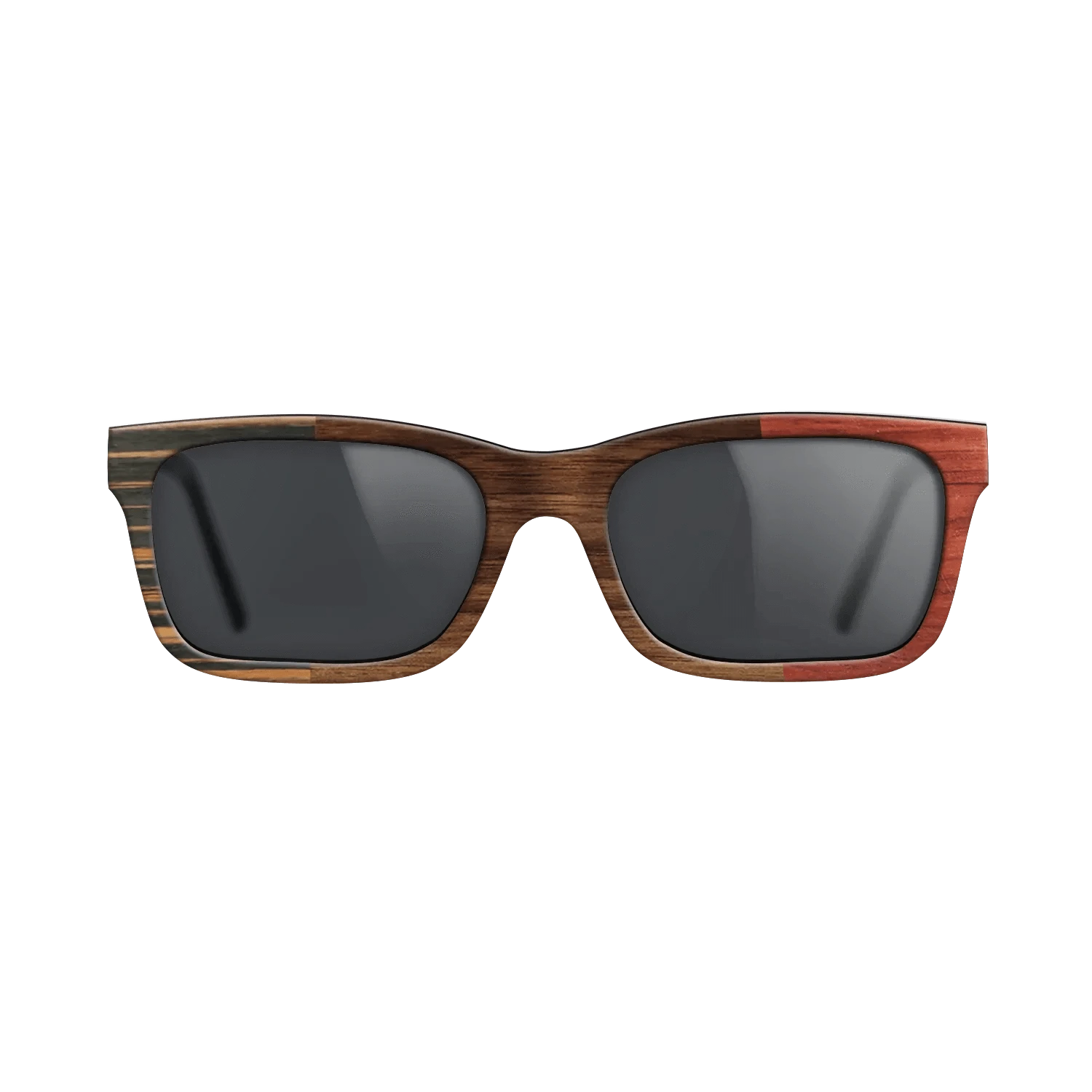 Walnut Claro Dark,Italian Ebony,Poplar Dyed: Red: Patch - The Sage - Rectangle - 932 - SIRIS wood optic
