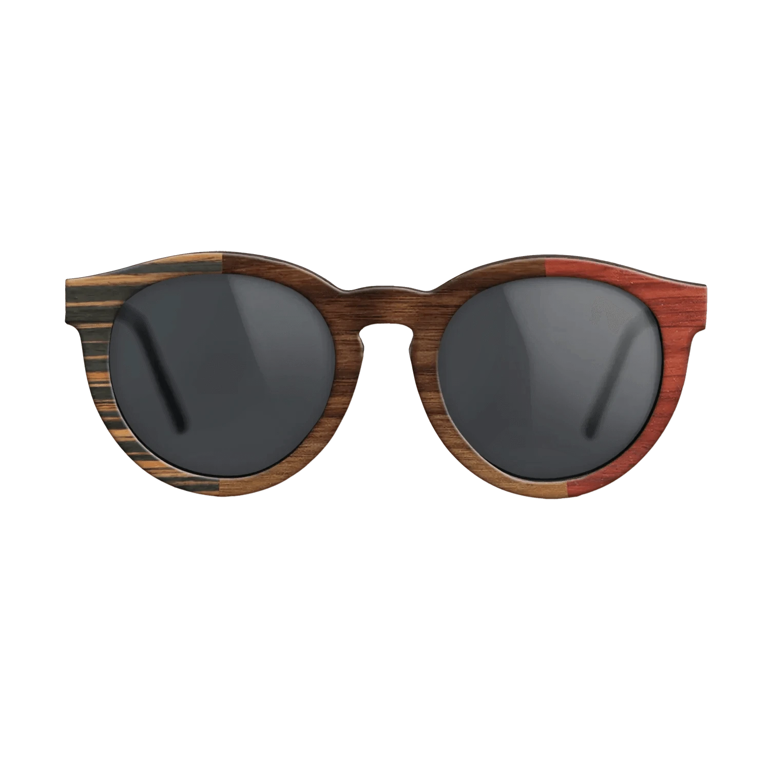 Walnut Claro Dark,Italian Ebony,Poplar Dyed: Red: Patch - The Rebel - Round - 932 - SIRIS wood optic