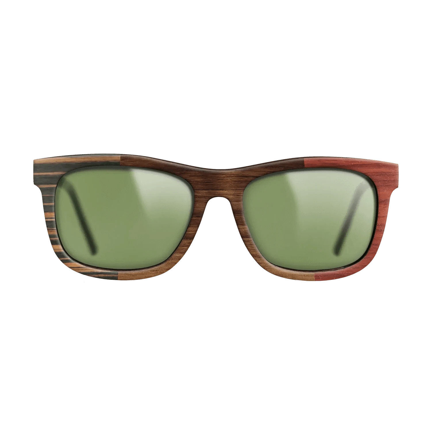 Walnut Claro Dark,Italian Ebony,Poplar Dyed: Red: Patch - The Hero - Square - 932 - SIRIS wood optic