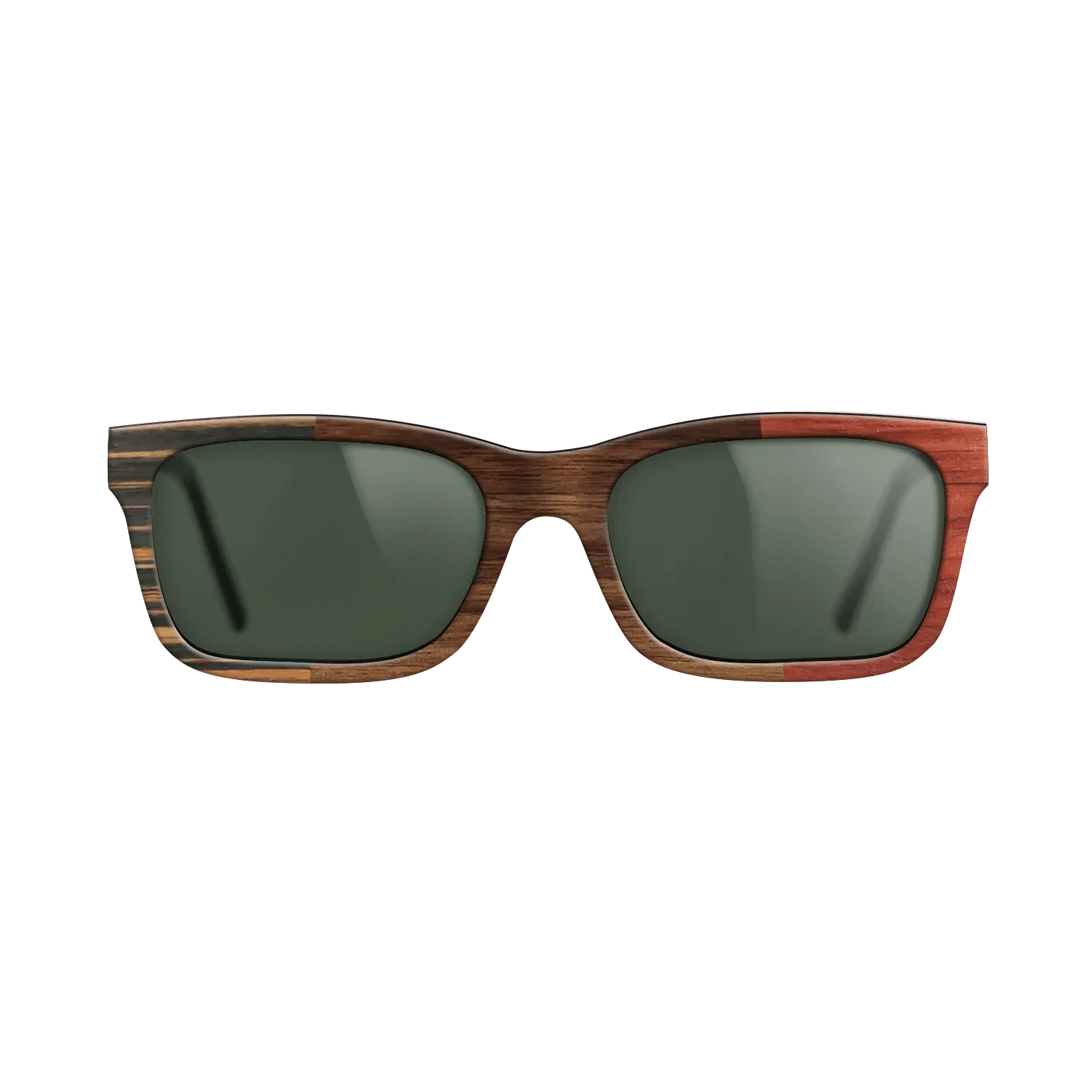 Walnut Claro Dark,Italian Ebony,Poplar Dyed: Red: Patch - The Sage - Rectangle - 932 - SIRIS wood optic