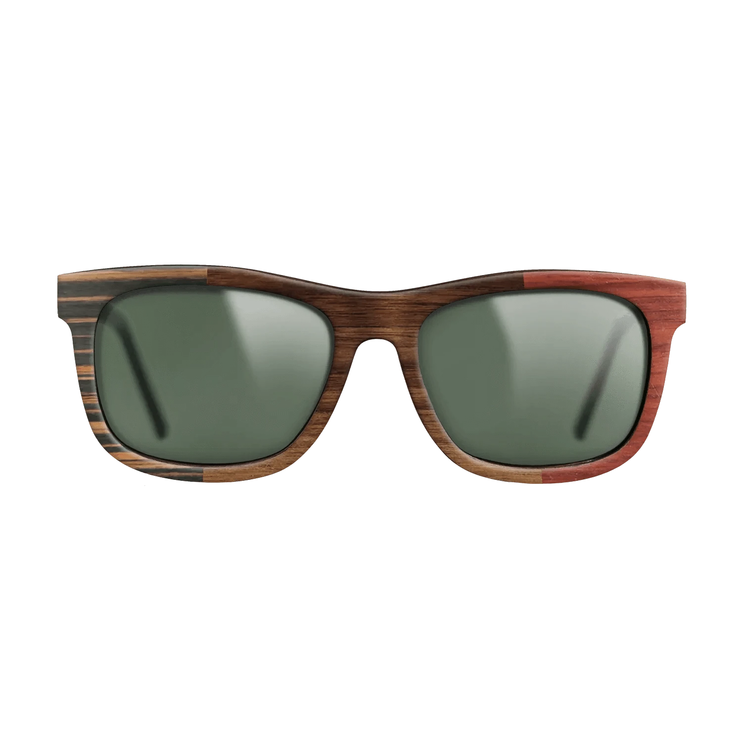 Walnut Claro Dark,Italian Ebony,Poplar Dyed: Red: Patch - The Hero - Square - 932 - SIRIS wood optic